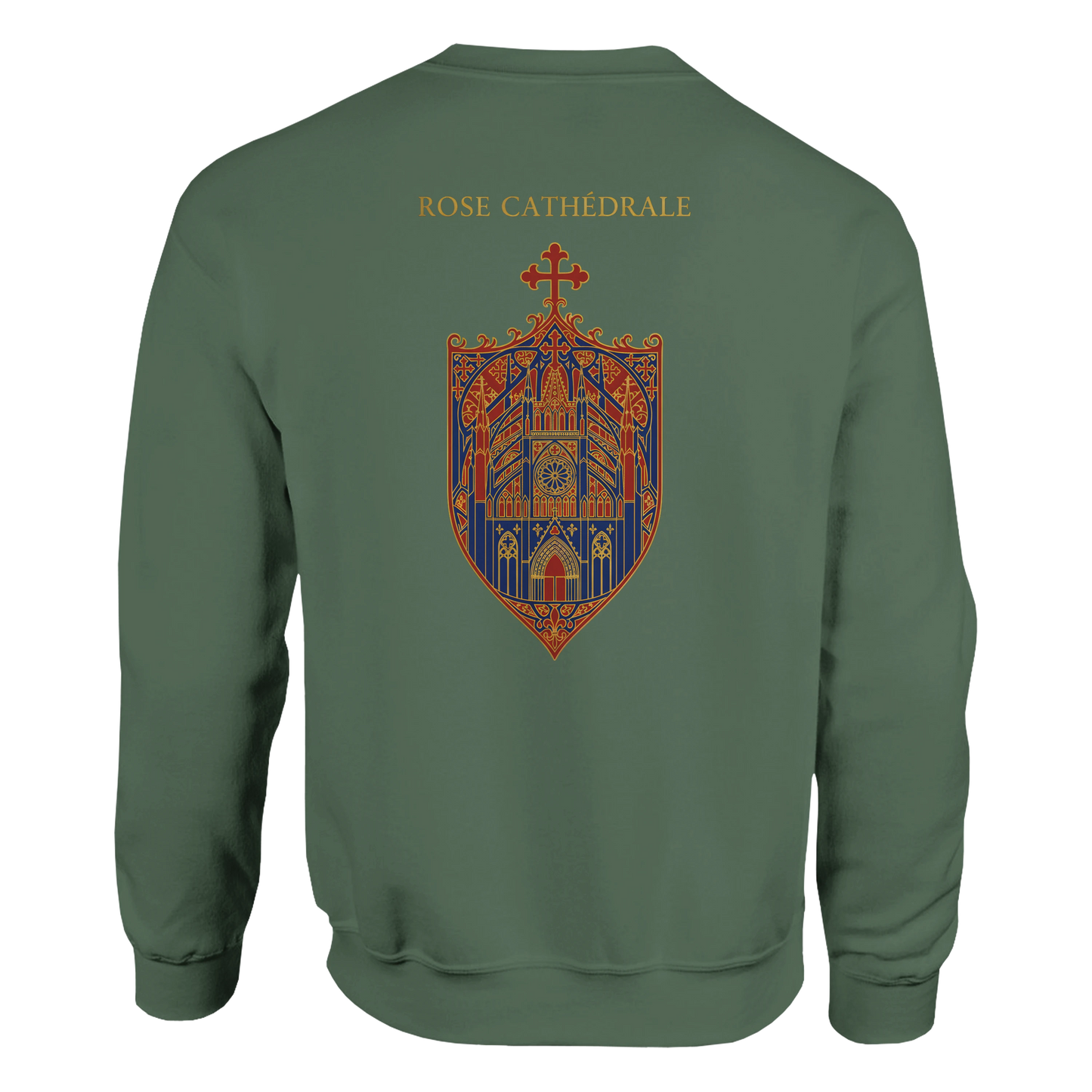 Sweat-shirt Femme Rose Cathédrale – Confort et Style Classique