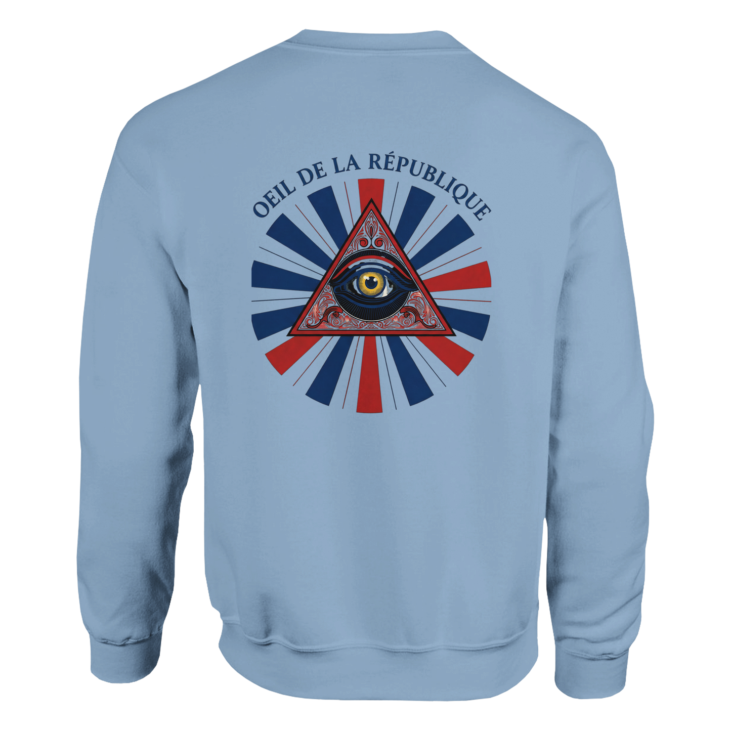 Sweat-shirt Homme Œil de la République - Confort Premium et Design Graphique