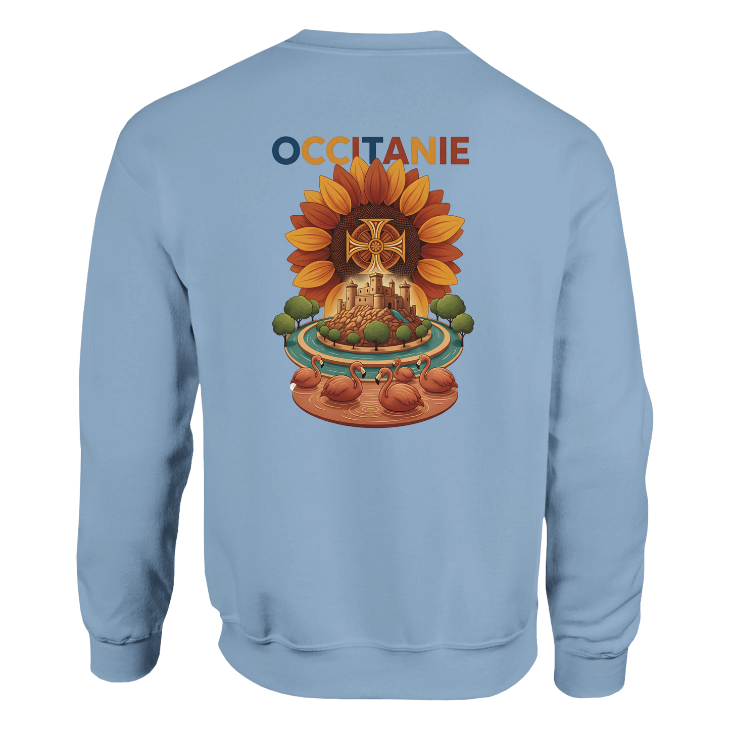 Sweat-shirt Unisexe Occitanie – Sweat Confortable et Résistant