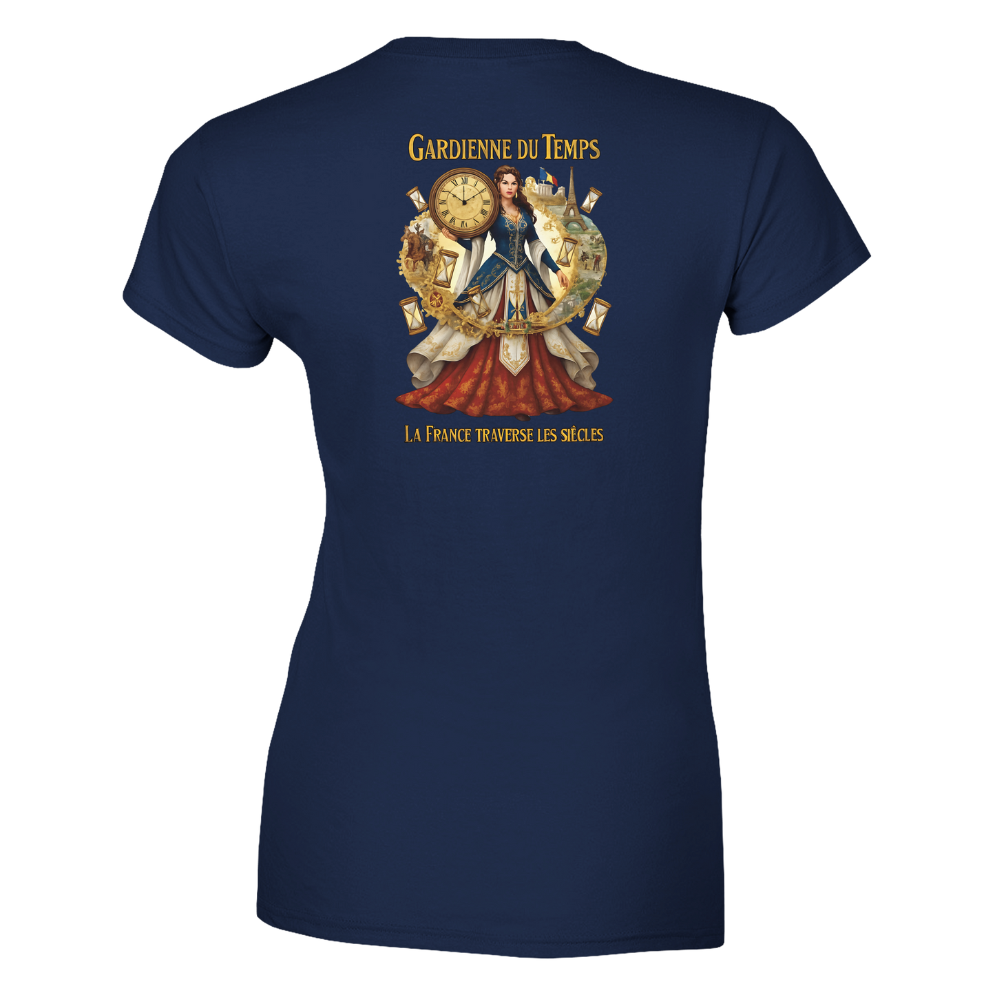 T-shirt Femme Gardienne du Temps - Coton Bio Style Unique