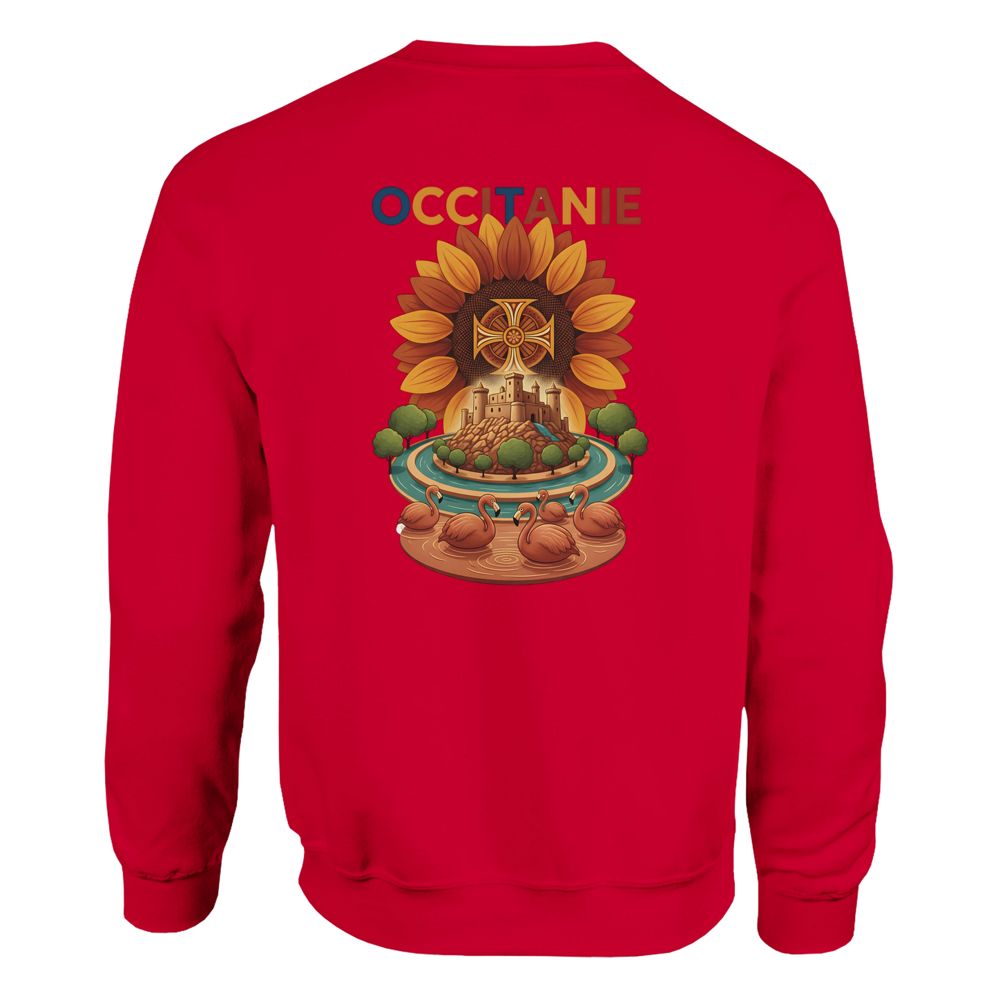 Sweat-shirt Unisexe Occitanie – Sweat Confortable et Résistant