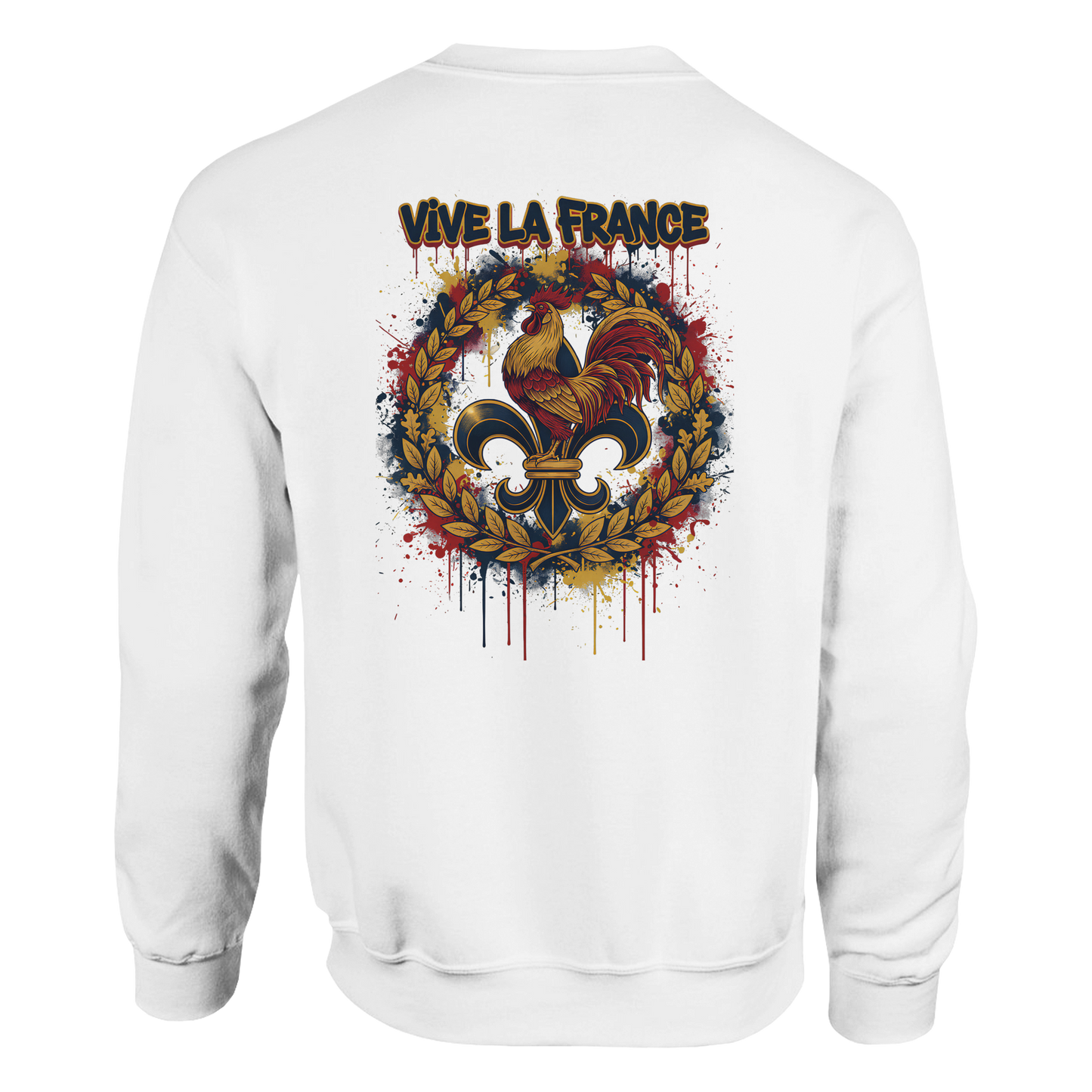 Sweat-shirt Homme Vive la France – Confort et Style Patriotique