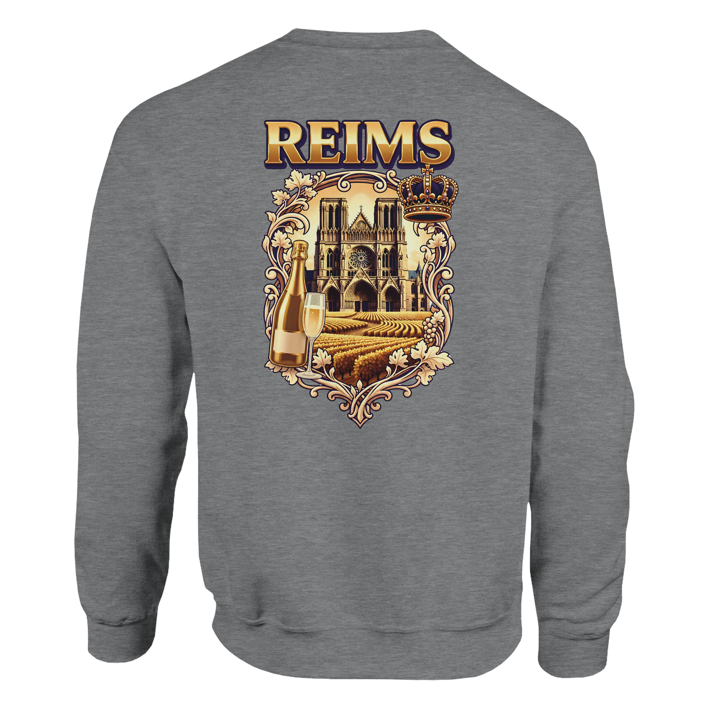 Sweat-shirt Reims – Sweat à col rond confortable en coton mélangé