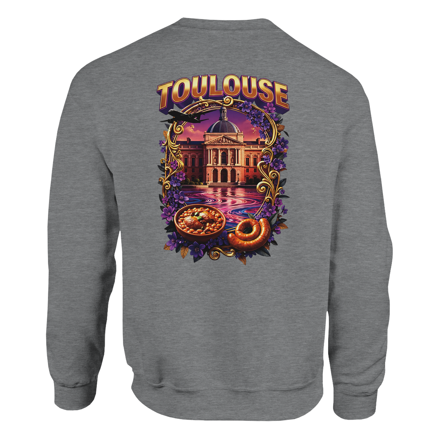 Sweat-shirt Unisexe Toulouse – Design Ville de France