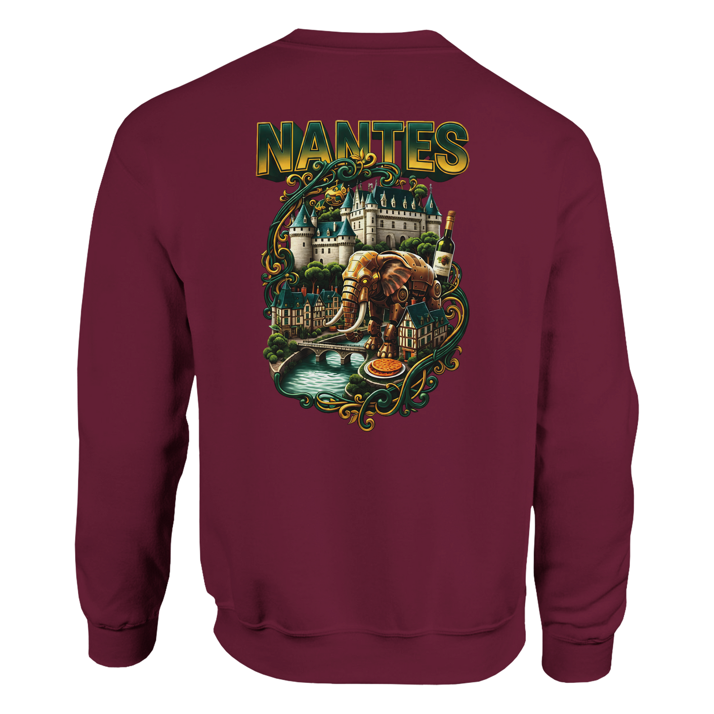 Sweat-shirt unisexe Nantes – Confort premium et style décontracté