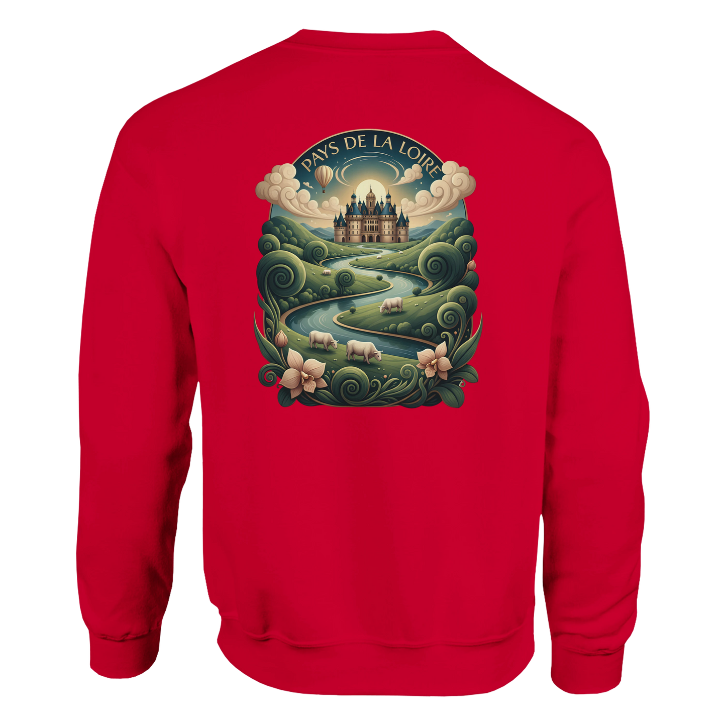 Sweat-shirt Unisexe Pays de la Loire – Confort Premium et Coupe Classique