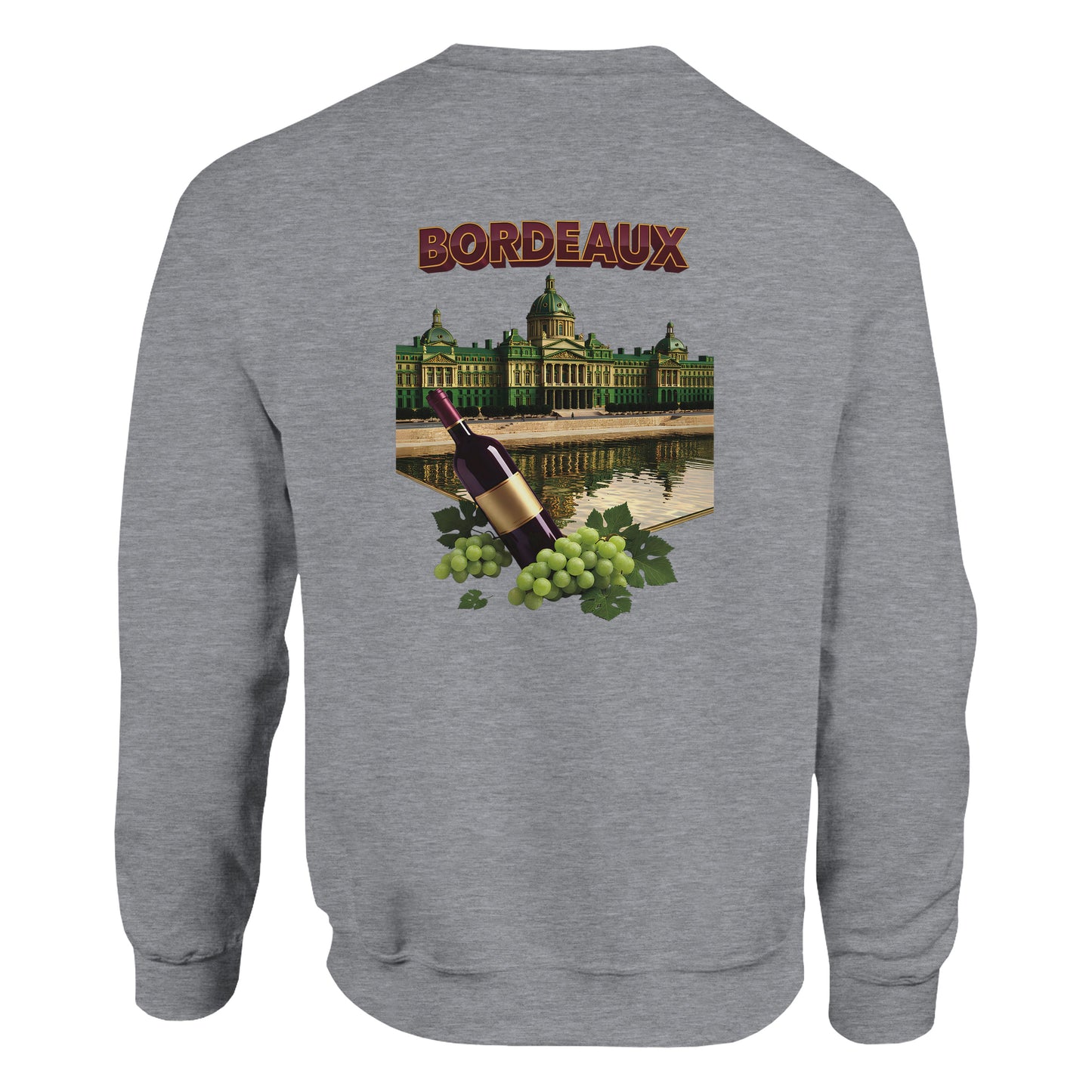 Sweat-shirt Unisexe Bordeaux Ville de France – Classique et Confortable