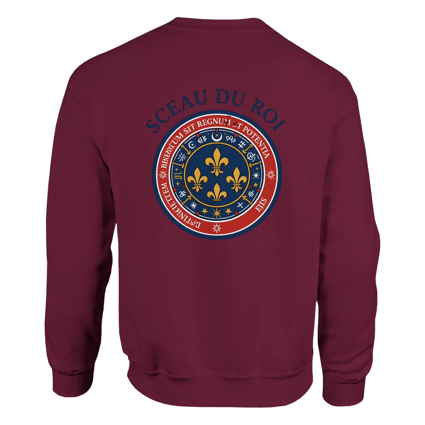 Sweat-shirt Homme Le Sceau du Roi - Coupe Classique Confortable