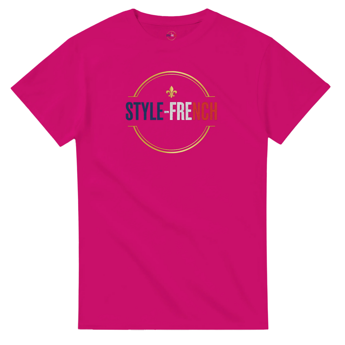 T-Shirt Premium 'Né en France' – Coton Épais à Coupe Classique