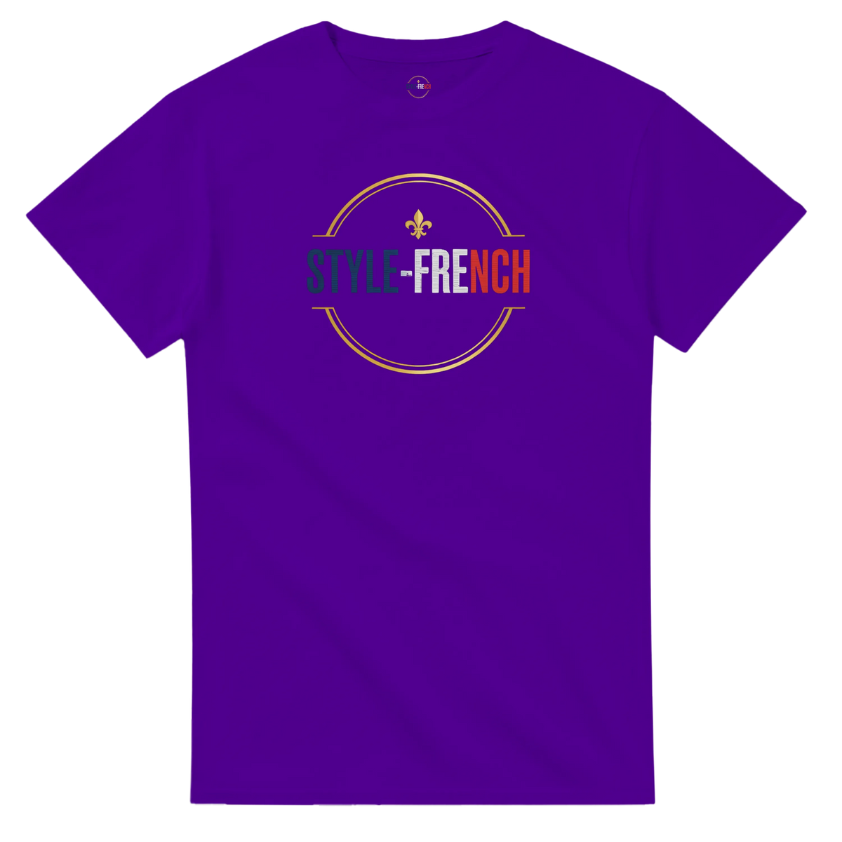 T-Shirt Premium 'Né en France' – Coton Épais à Coupe Classique