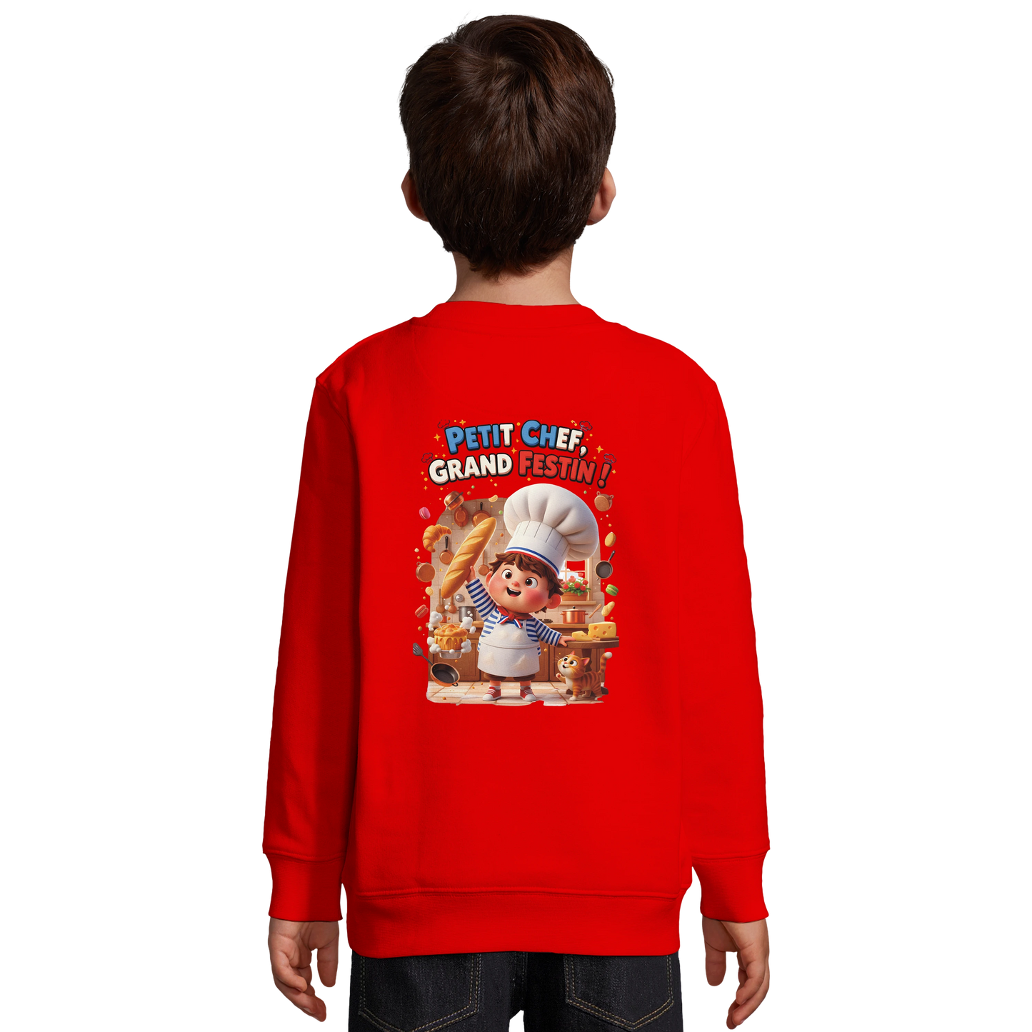 Petit Chef Grand Festin Sweat-shirt Enfant – Sweat Éco-responsable Confortable