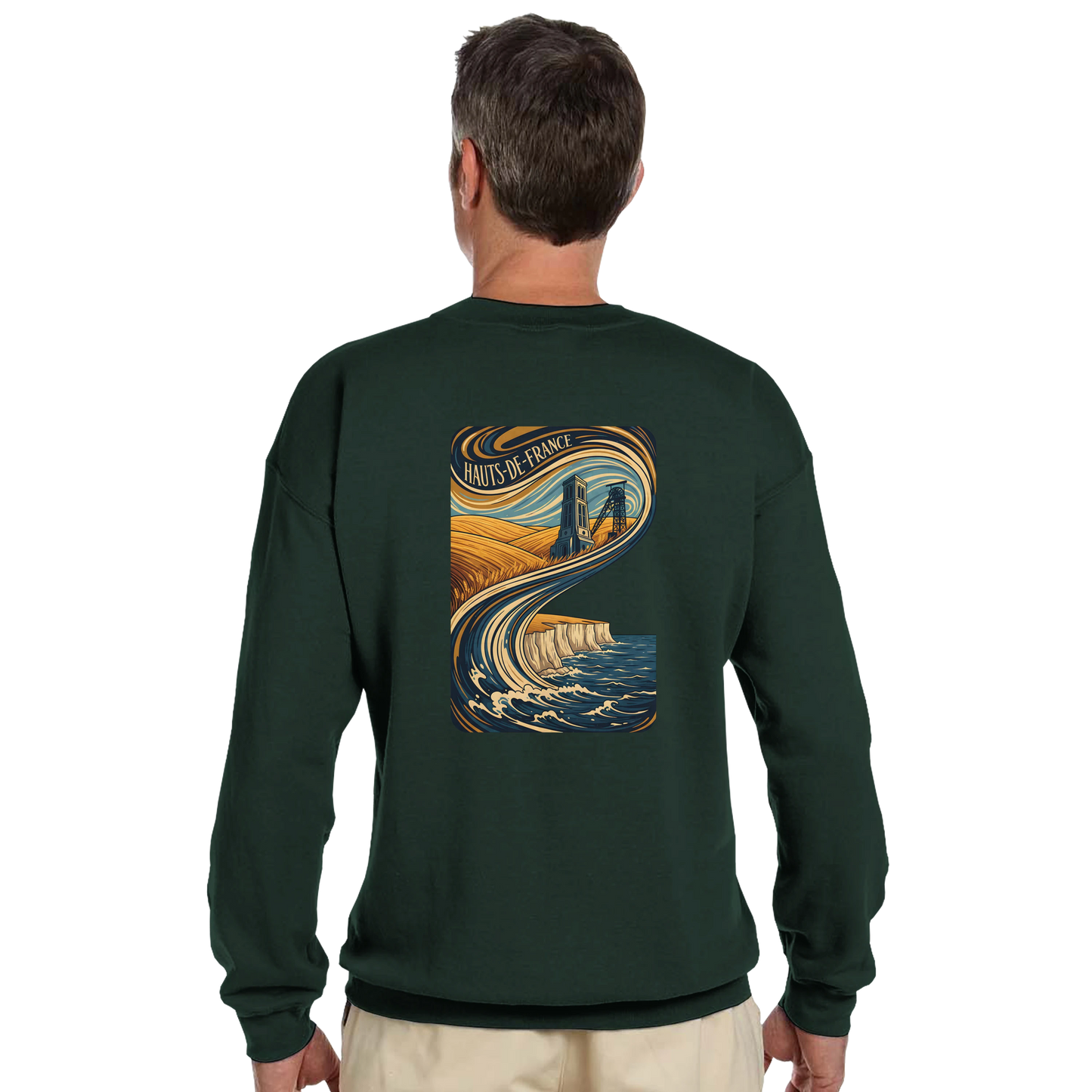 Sweat-shirt Unisexe Haut de France - Confort Premium et Design Classique