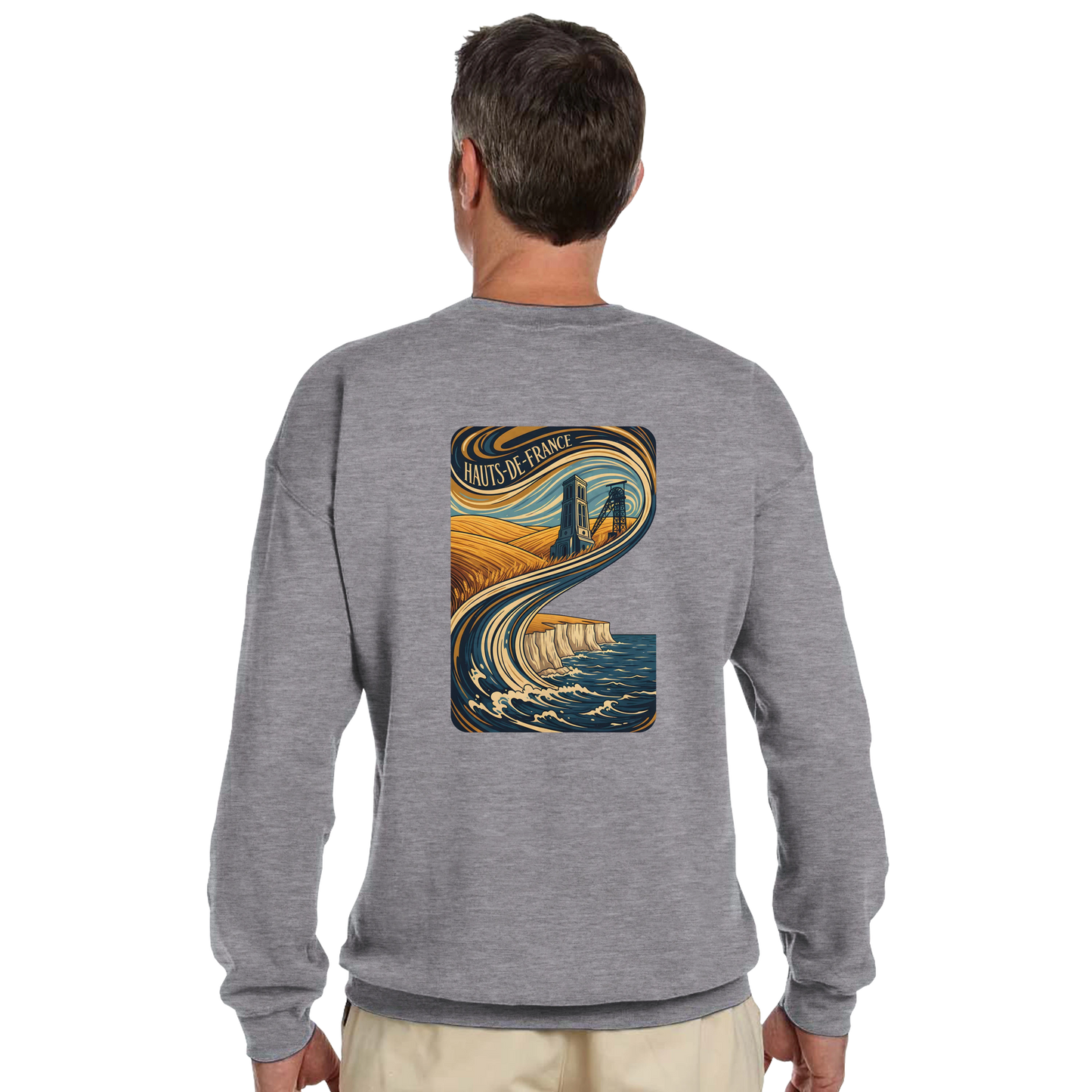 Sweat-shirt Unisexe Haut de France - Confort Premium et Design Classique