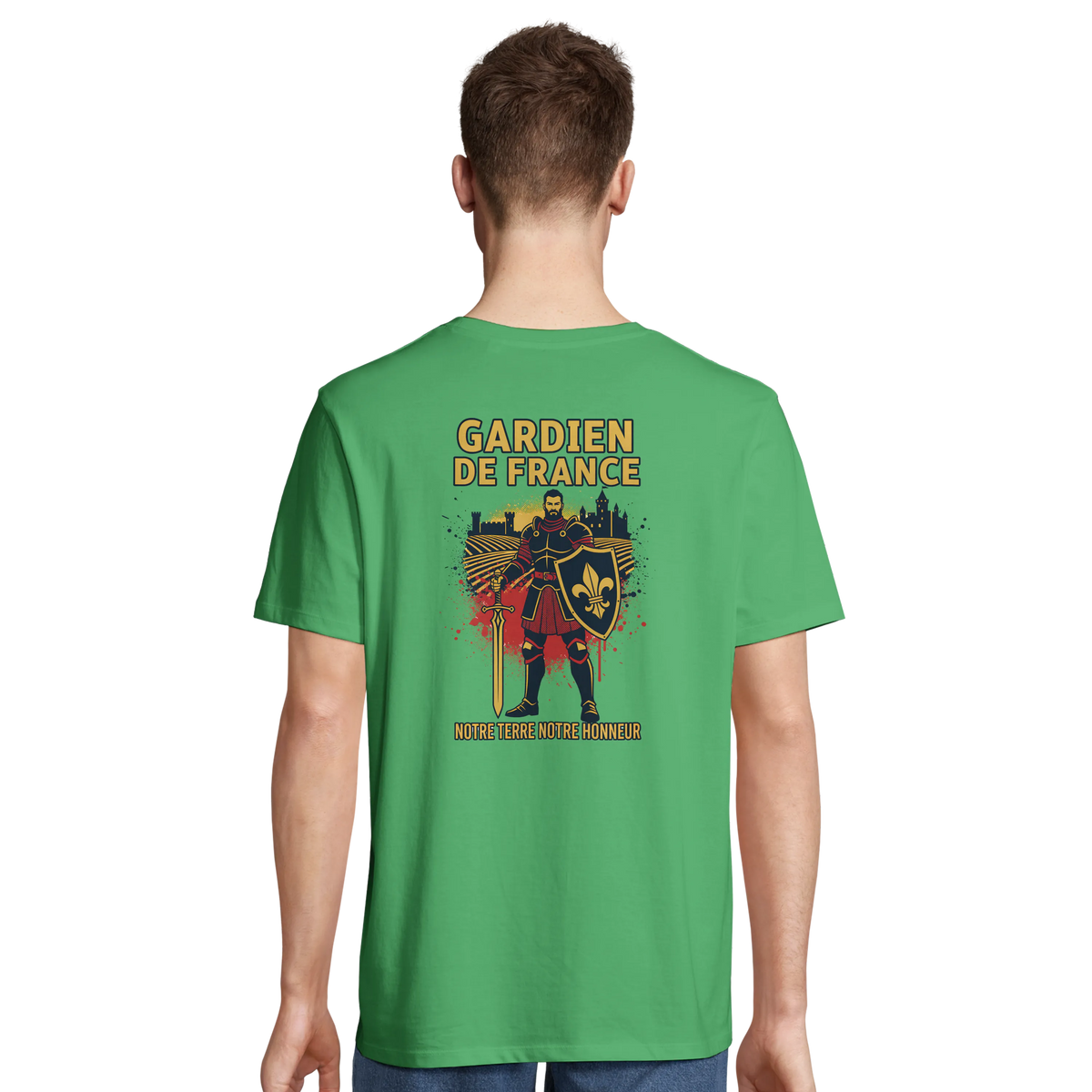 T-Shirt für Herren Frankreich Torwart Baumwolle in Bio-Umstellung | SOL'S Legend 03981