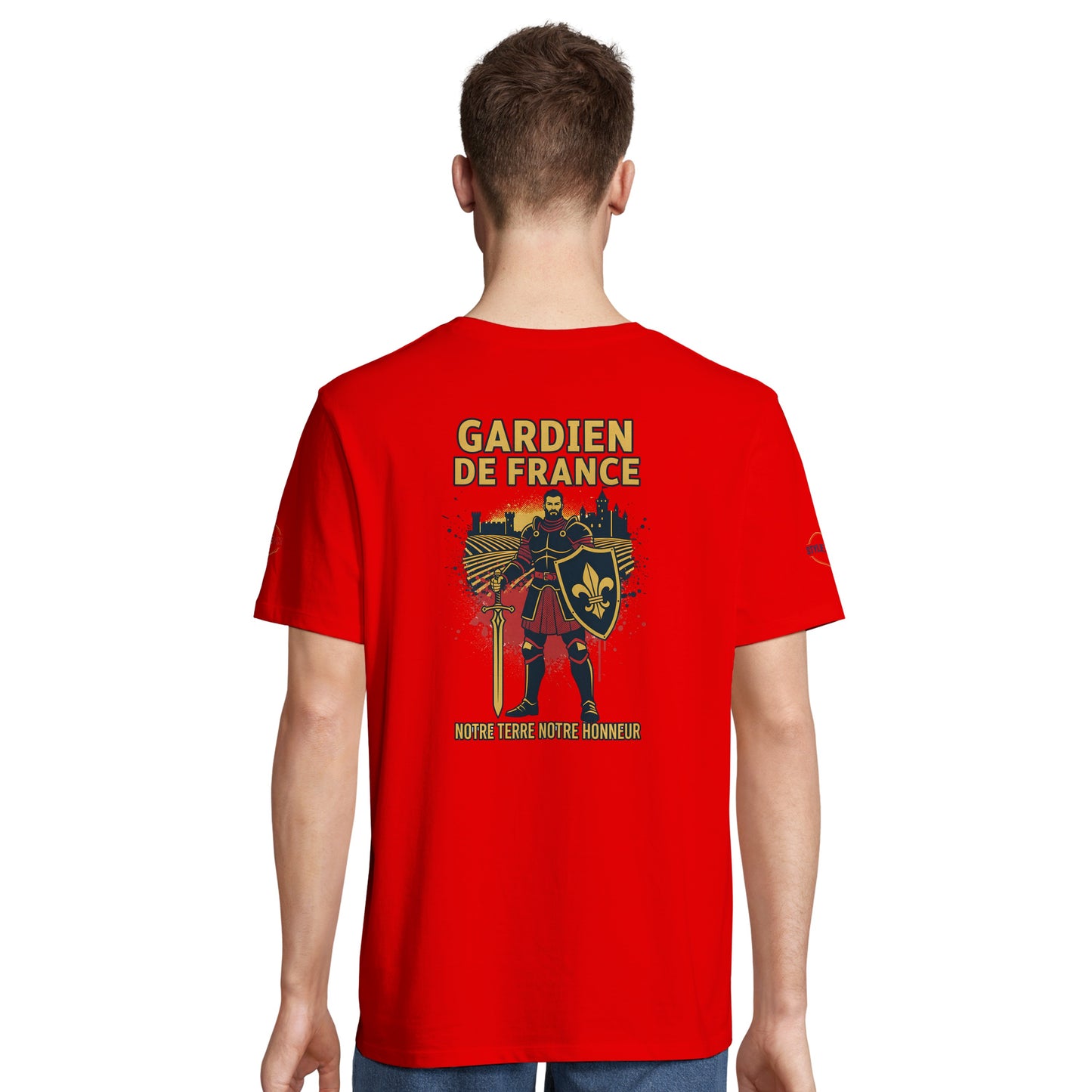 T-shirt Gardien de France pour Homme - Coton Bio Premium