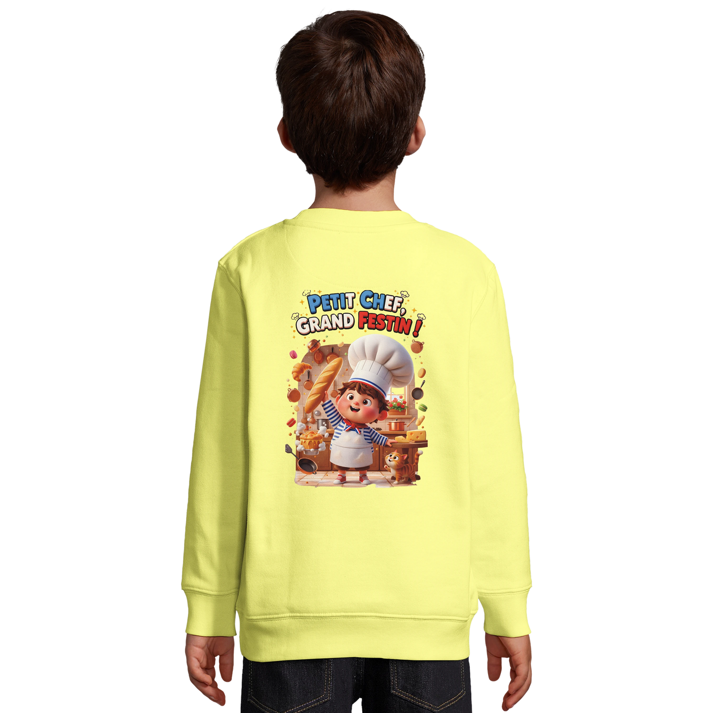 Petit Chef Grand Festin Sweat-shirt Enfant – Sweat Éco-responsable Confortable