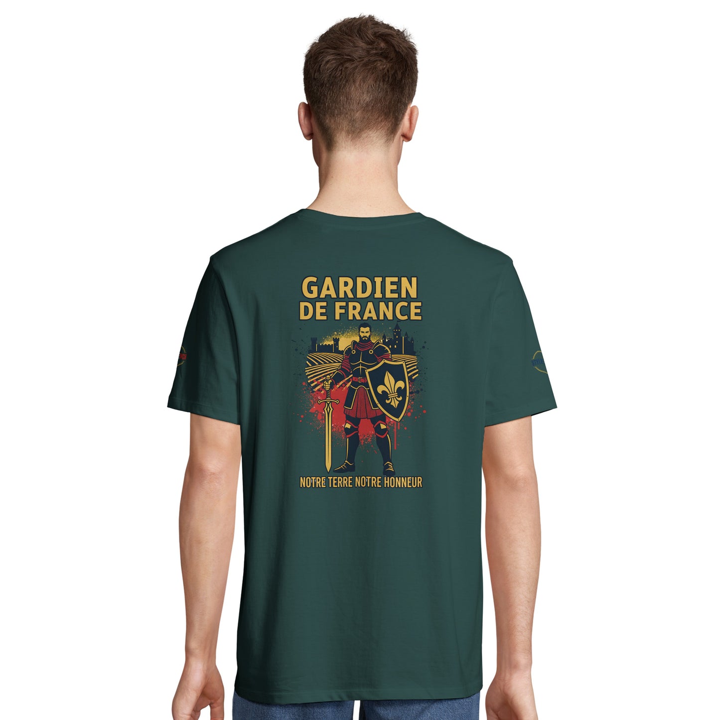 T-shirt Gardien de France pour Homme - Coton Bio Premium