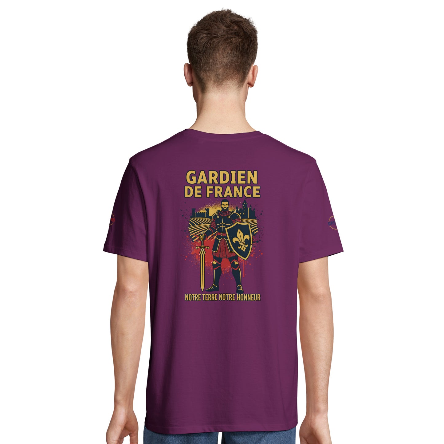 T-shirt Gardien de France pour Homme - Coton Bio Premium