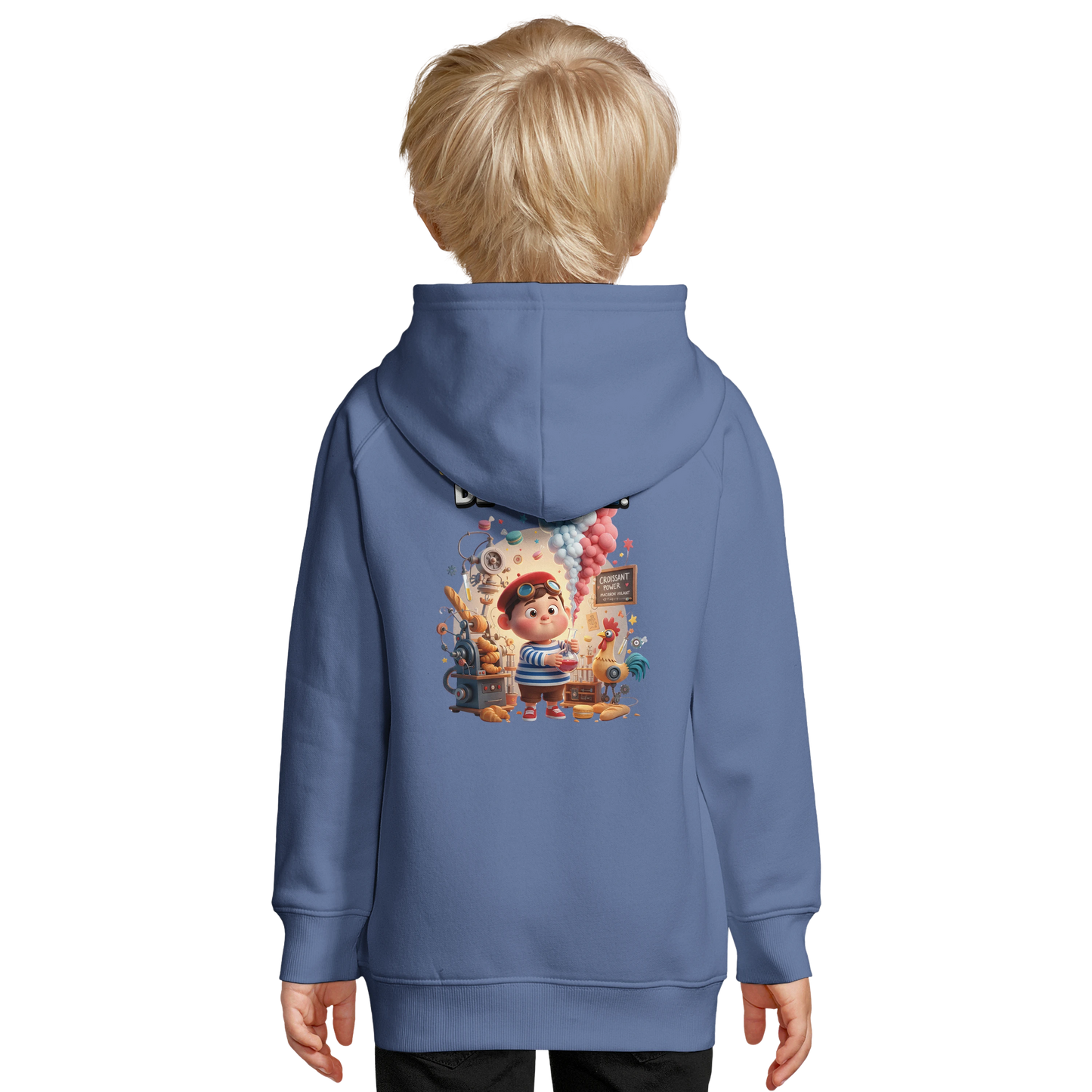 Sweat à capuche enfant - Petit Génie Français - Coton Bio