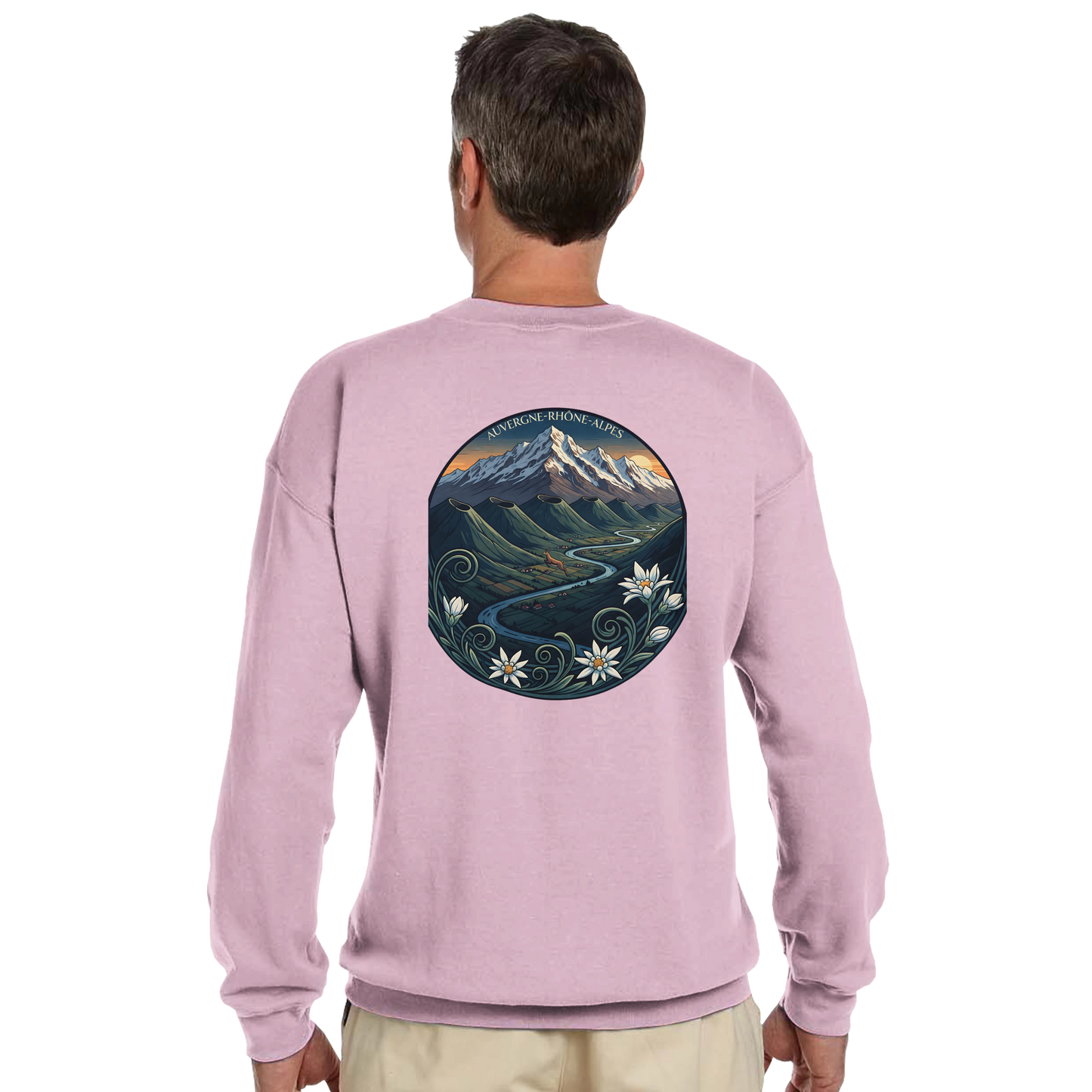 Sweat-shirt Unisexe Auvergne-Rhône-Alpes – Confort Classique
