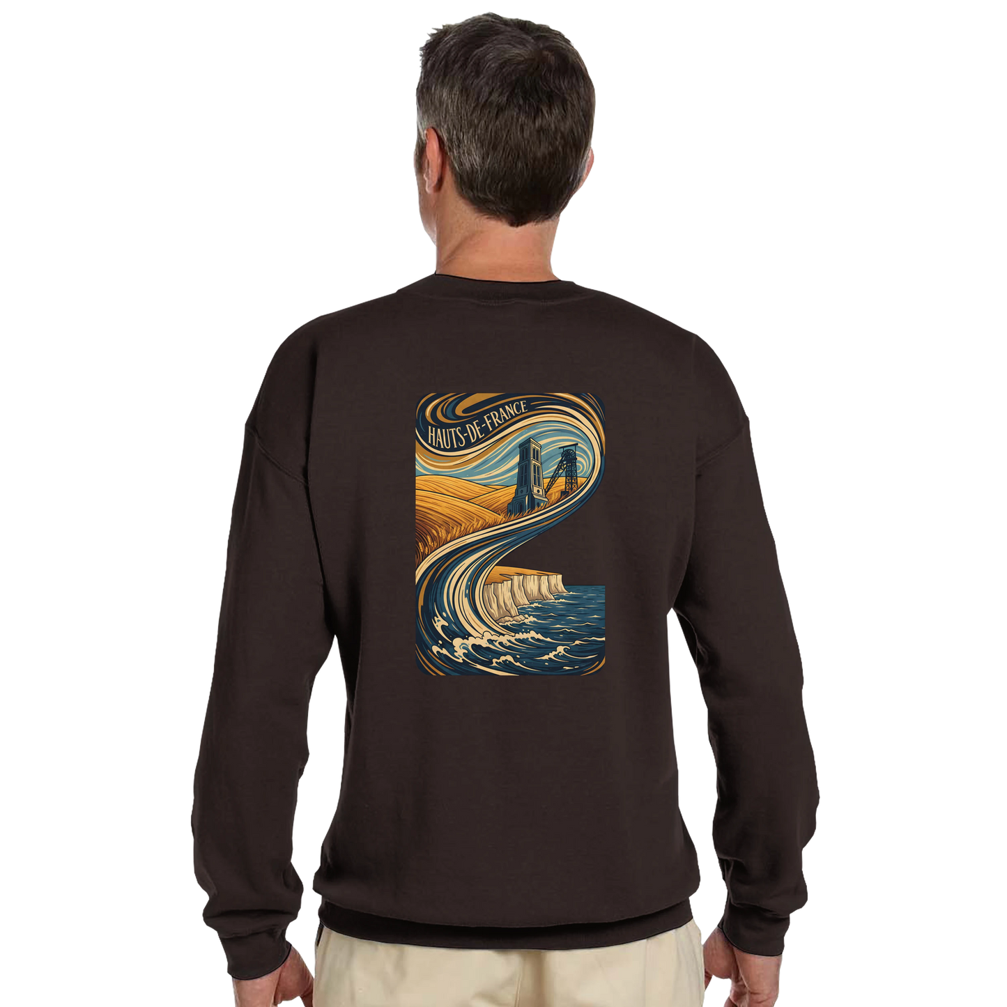 Sweat-shirt Unisexe Haut de France - Confort Premium et Design Classique