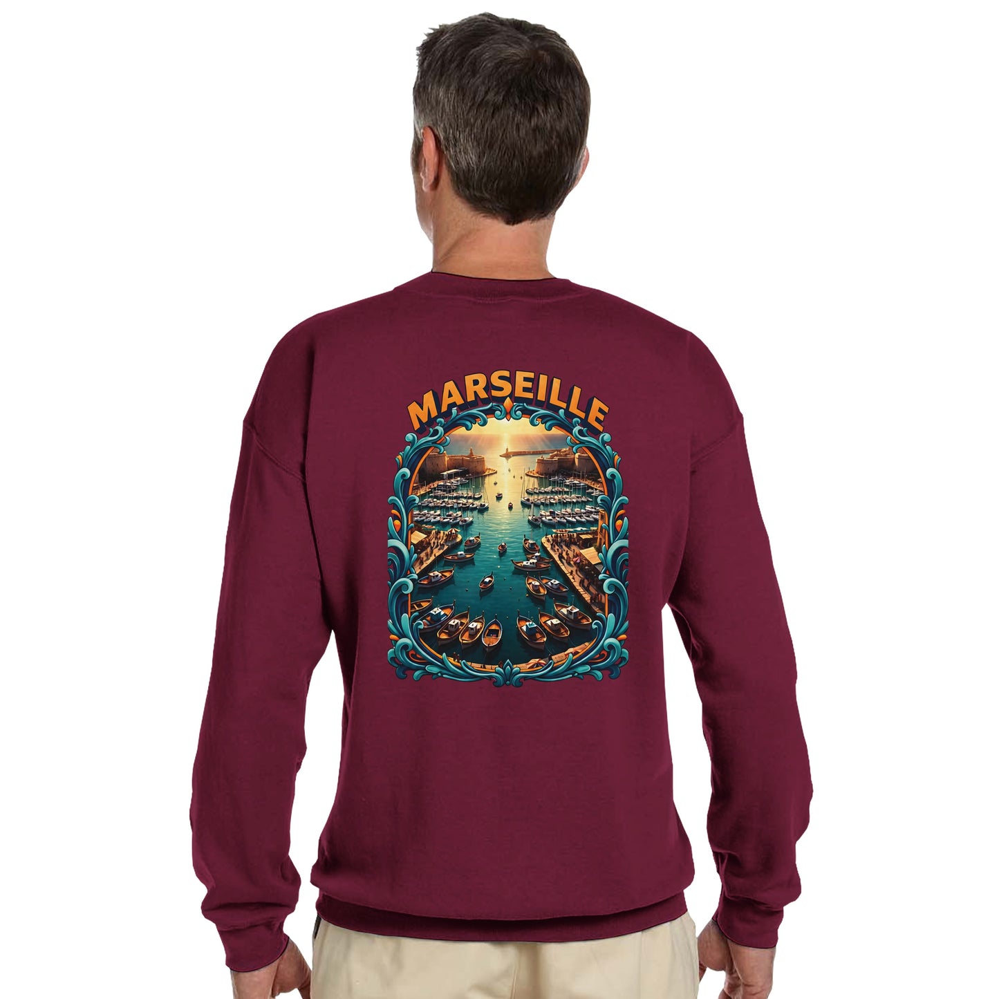 Sweat-shirt Unisexe Marseille - Confort Premium et Style Urbain