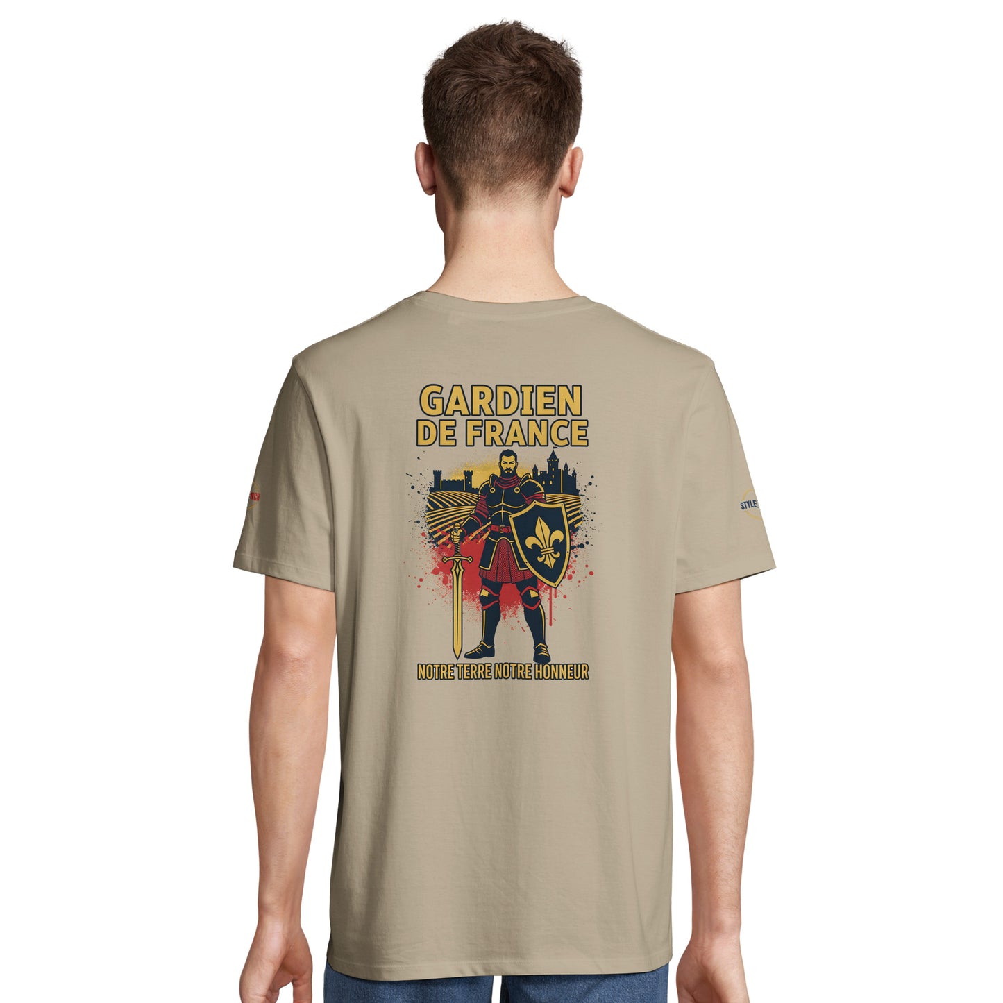 T-shirt Gardien de France pour Homme - Coton Bio Premium