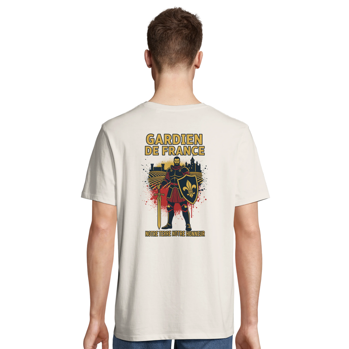 T-Shirt für Herren Frankreich Torwart Baumwolle in Bio-Umstellung | SOL'S Legend 03981