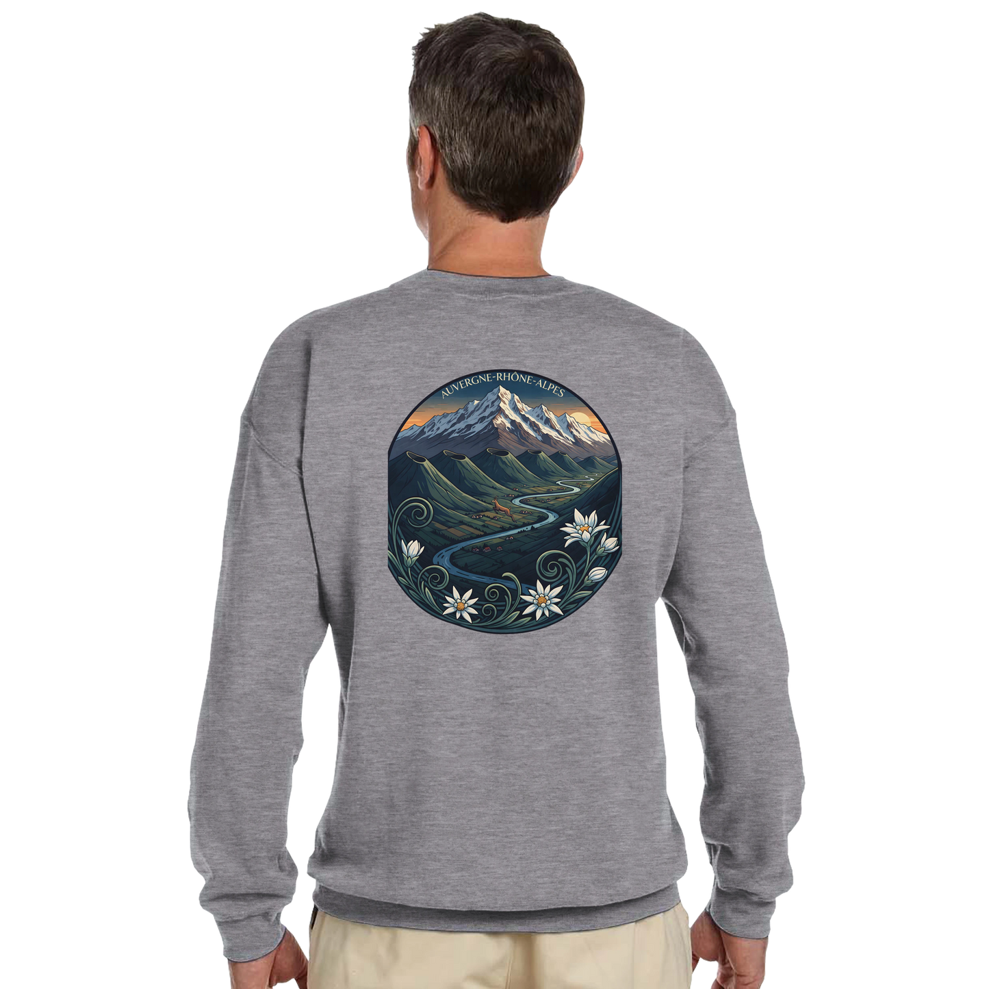 Sweat-shirt Unisexe Auvergne-Rhône-Alpes – Confort Classique
