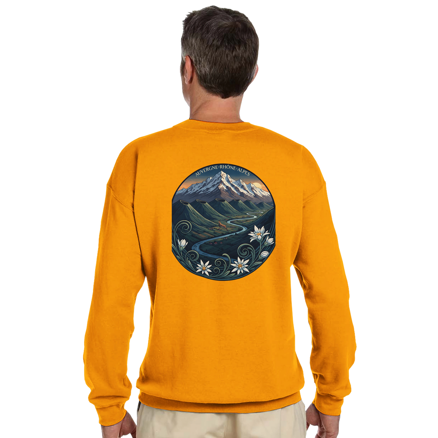Sweat-shirt Unisexe Auvergne-Rhône-Alpes – Confort Classique
