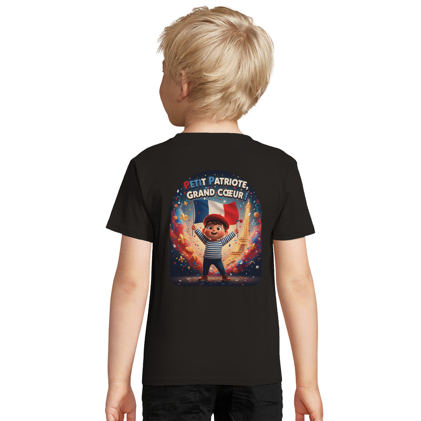 T-shirt Garçon Petit Patriote - Coton Bio Premium