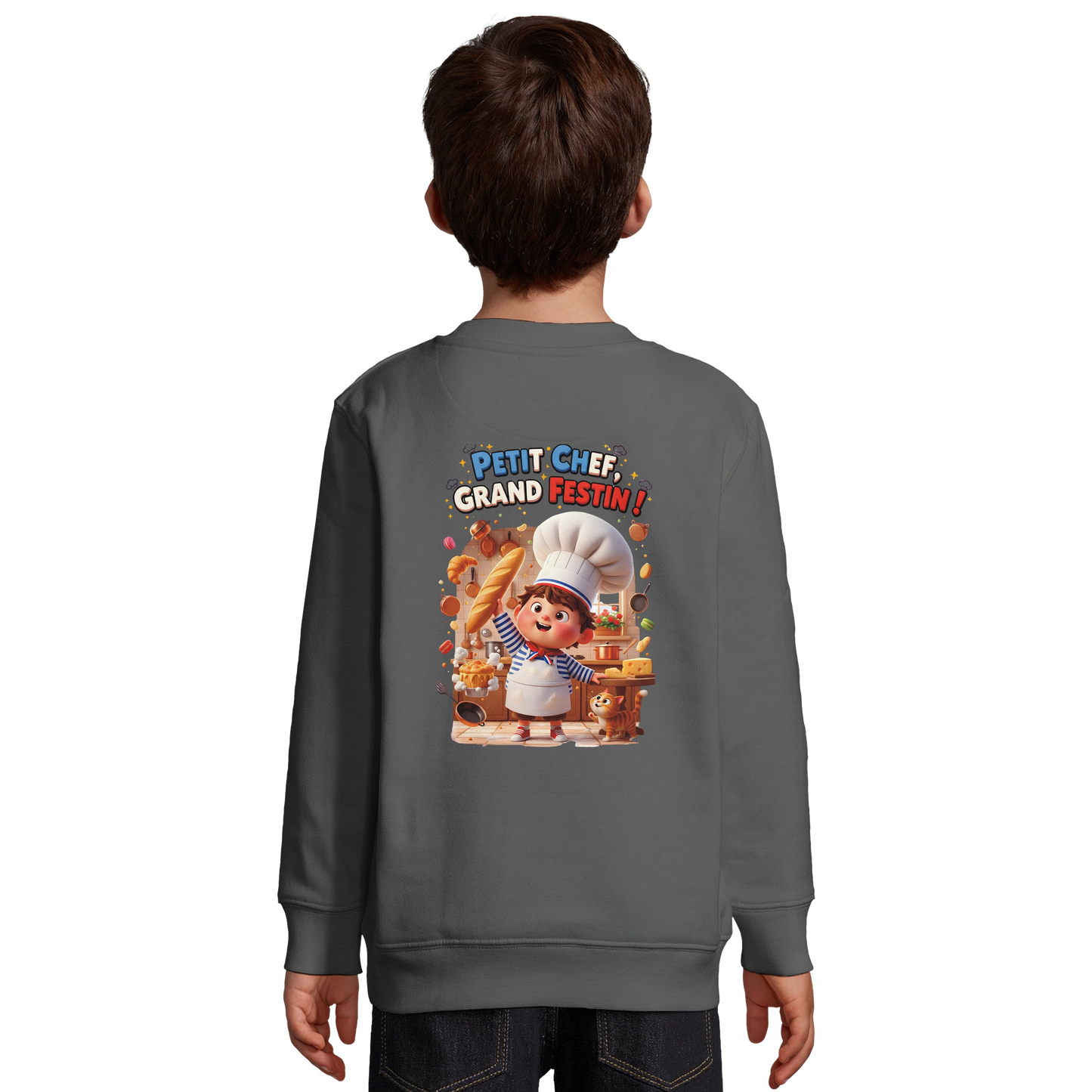 Petit Chef Grand Festin Sweat-shirt Enfant – Sweat Éco-responsable Confortable