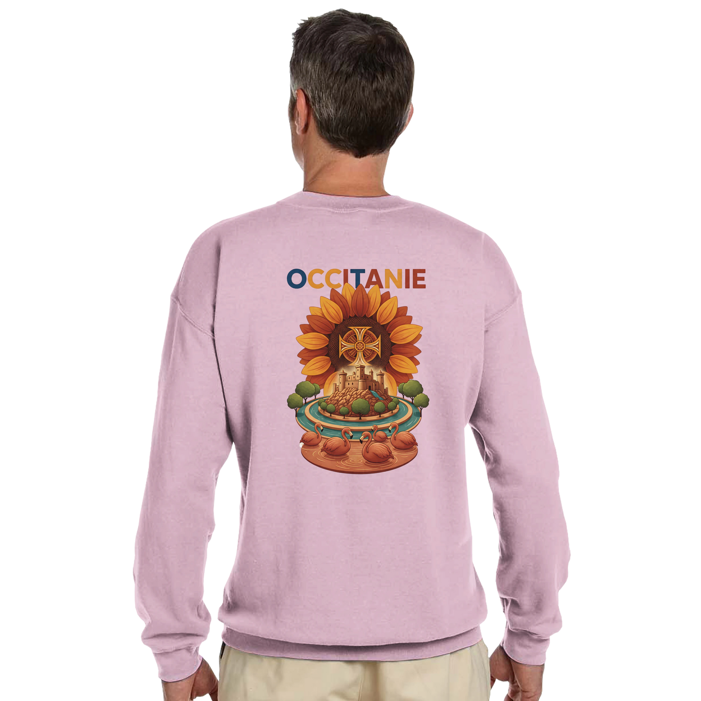 Sweat-shirt Unisexe Occitanie – Sweat Confortable et Résistant