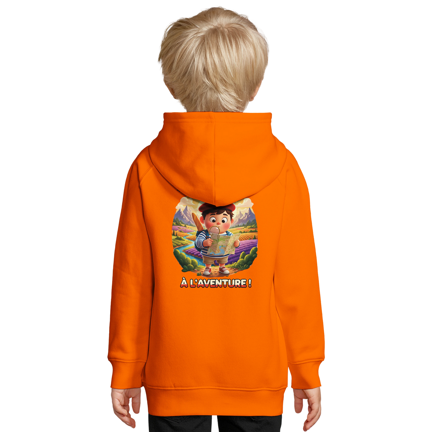 Sweat à Capuche Enfant Petit Explorateur - Coton Bio et Durable