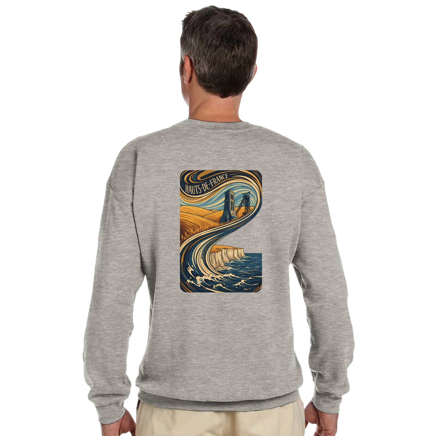 Sweat-shirt Unisexe Haut de France - Confort Premium et Design Classique