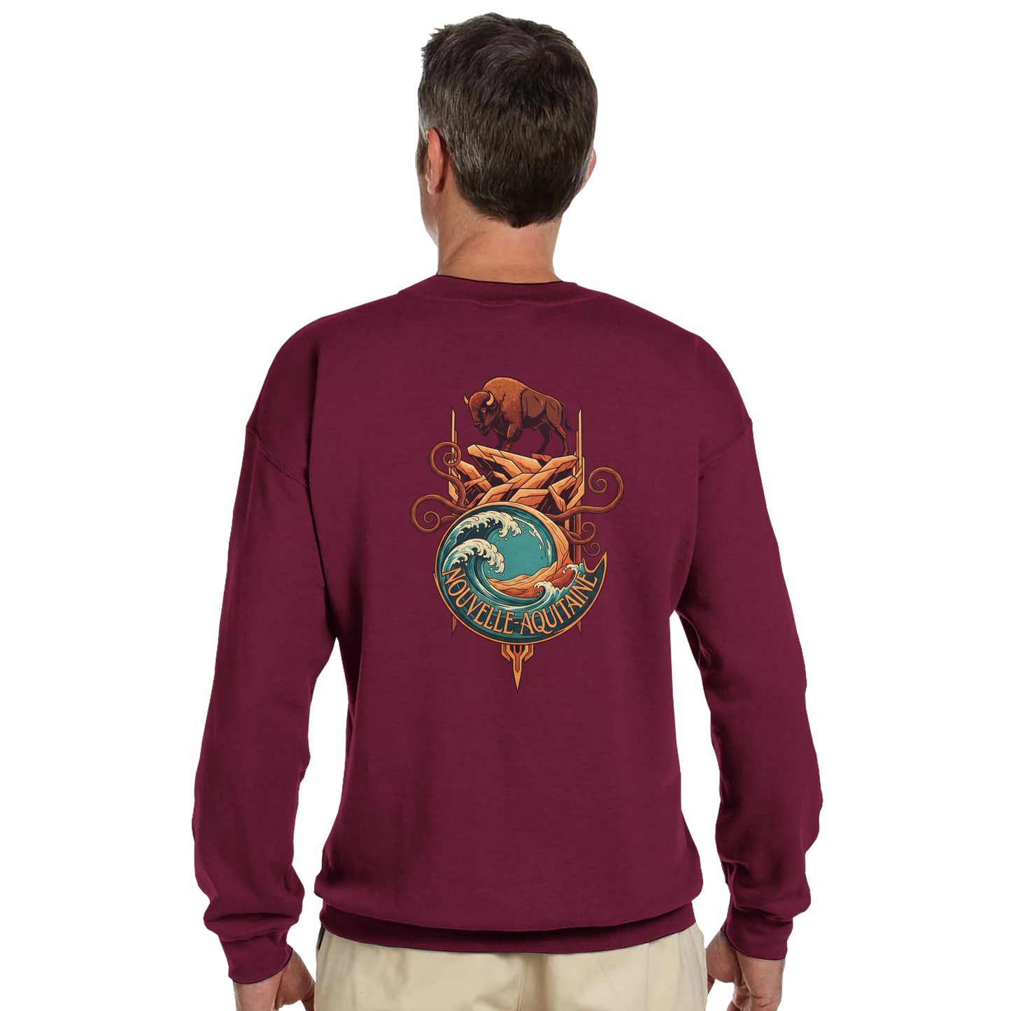 Sweat-shirt Unisexe Nouvelle-Aquitaine – Confort et Qualité Premium