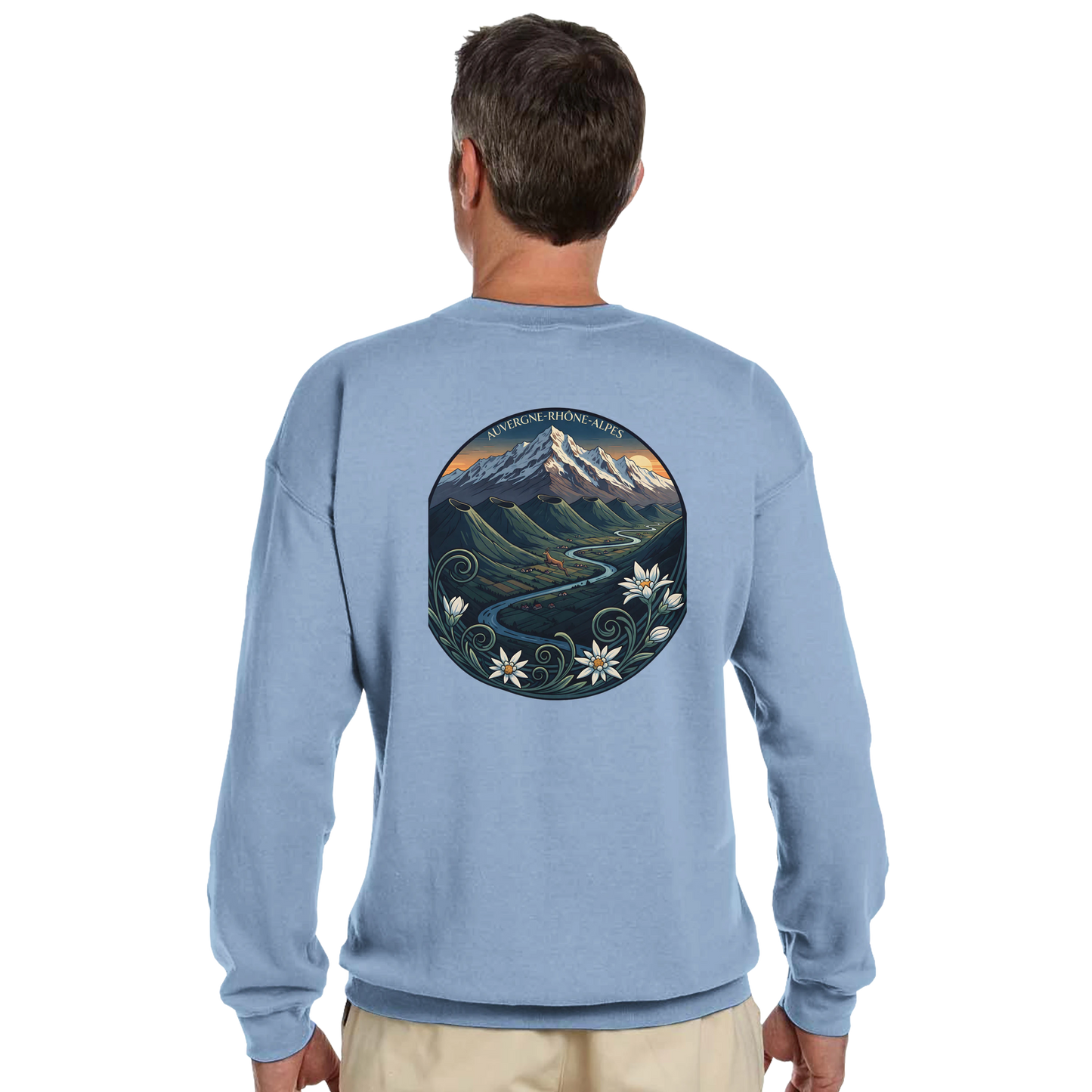 Sweat-shirt Unisexe Auvergne-Rhône-Alpes – Confort Classique
