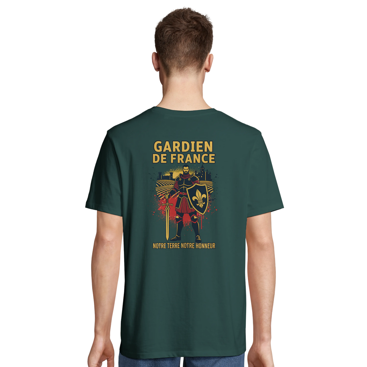 T-Shirt für Herren Frankreich Torwart Baumwolle in Bio-Umstellung | SOL'S Legend 03981