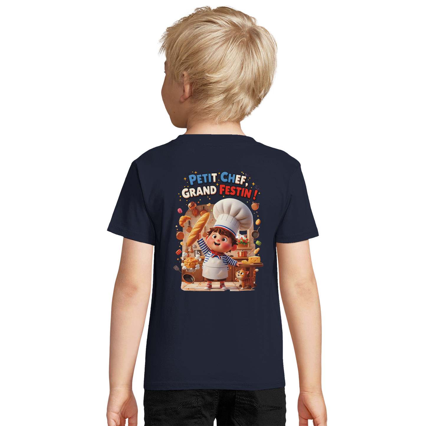 T-Shirt Petit Chef Grand Festin – 100% Coton Bio