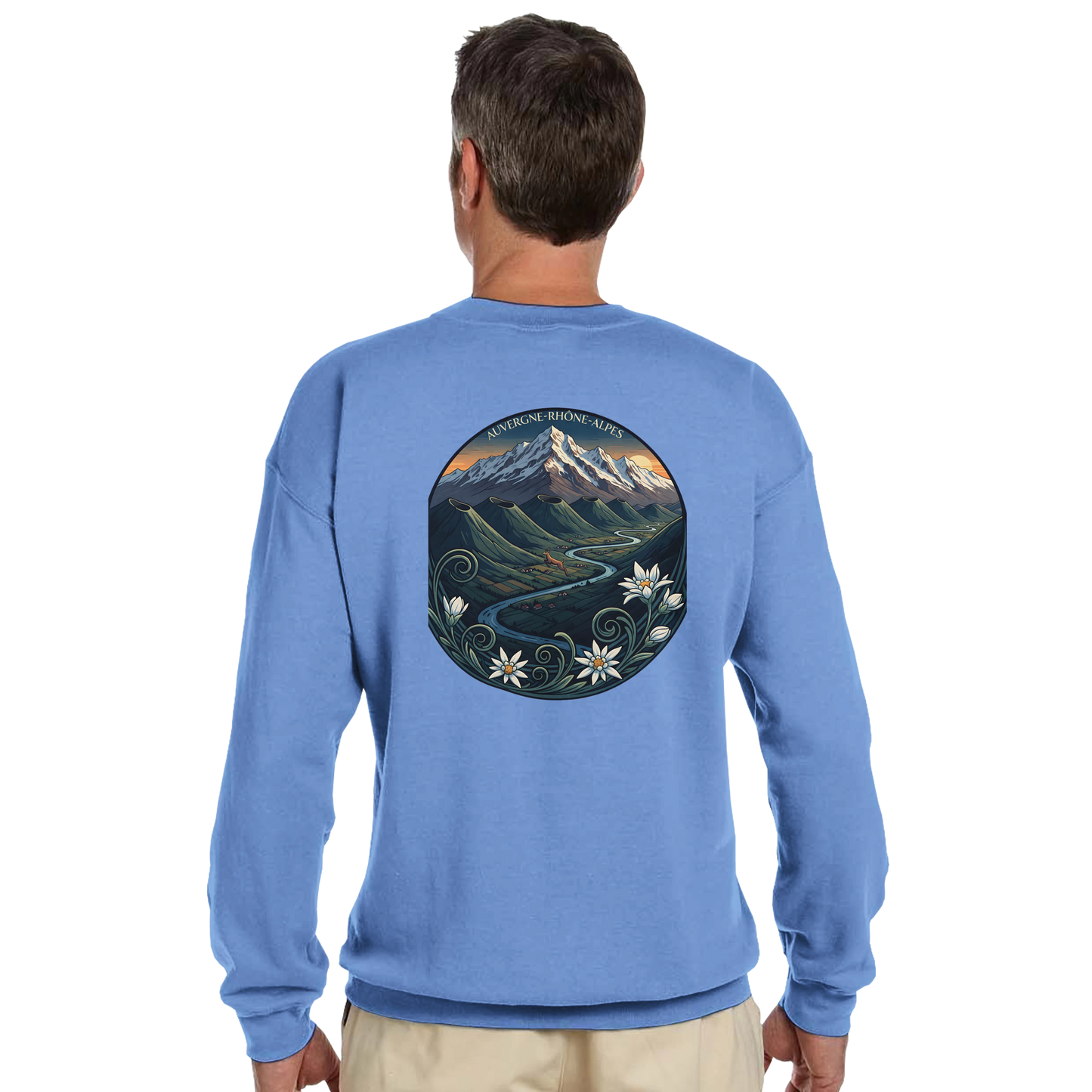 Sweat-shirt Unisexe Auvergne-Rhône-Alpes – Confort Classique