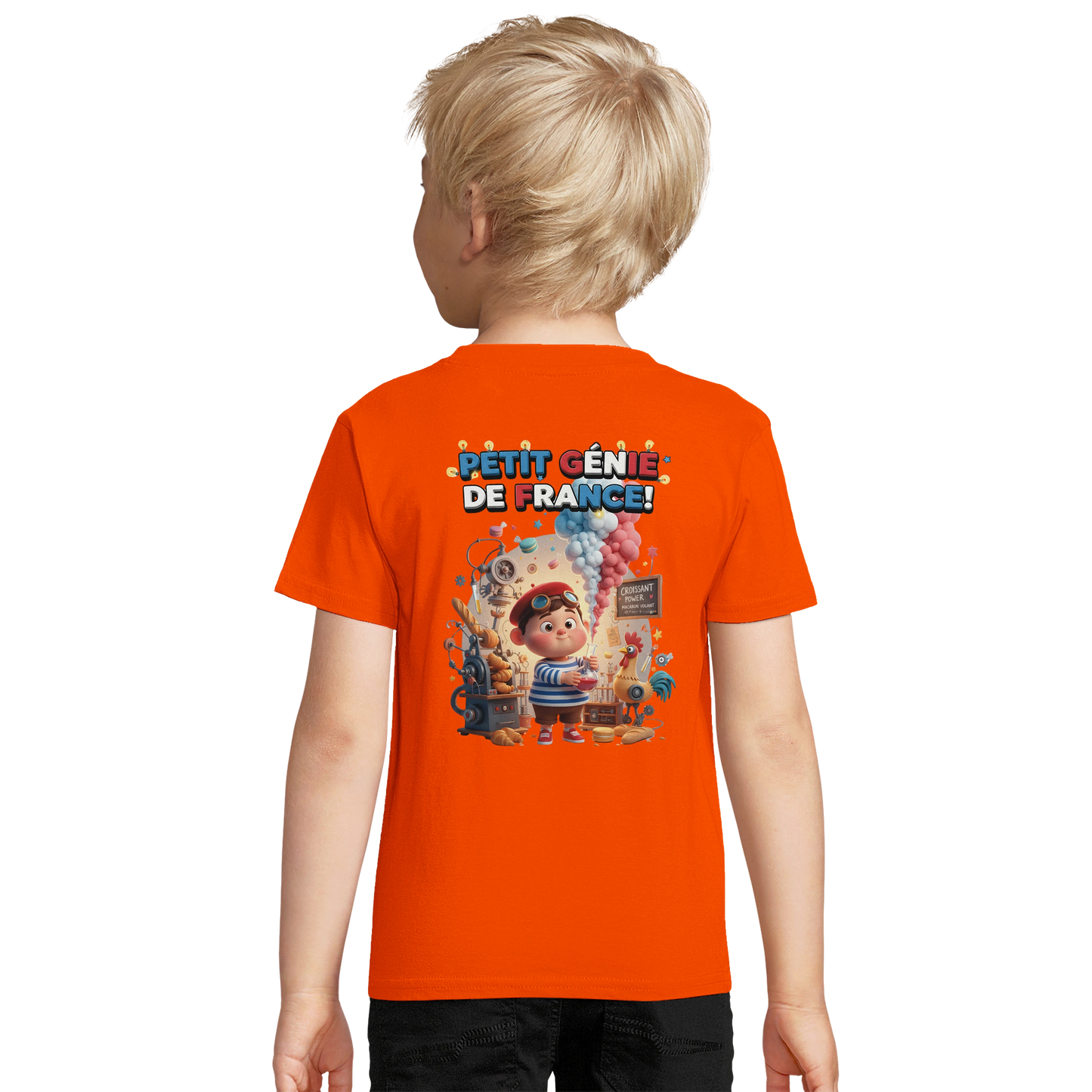 T-shirt Enfant Petit Génie - 100% Coton Bio - Confort et Qualité