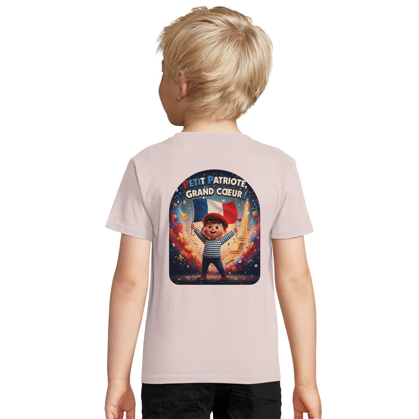 T-shirt Garçon Petit Patriote - Coton Bio Premium