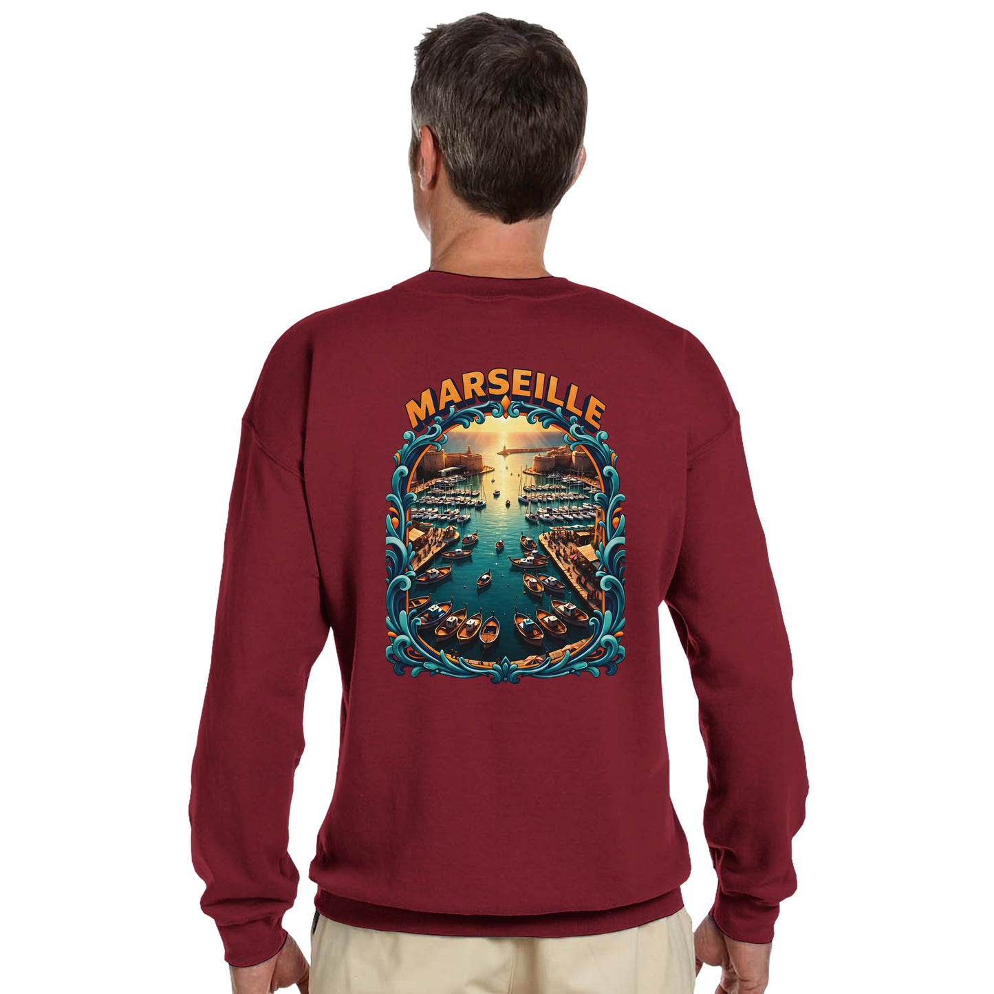 Sweat-shirt Unisexe Marseille - Confort Premium et Style Urbain