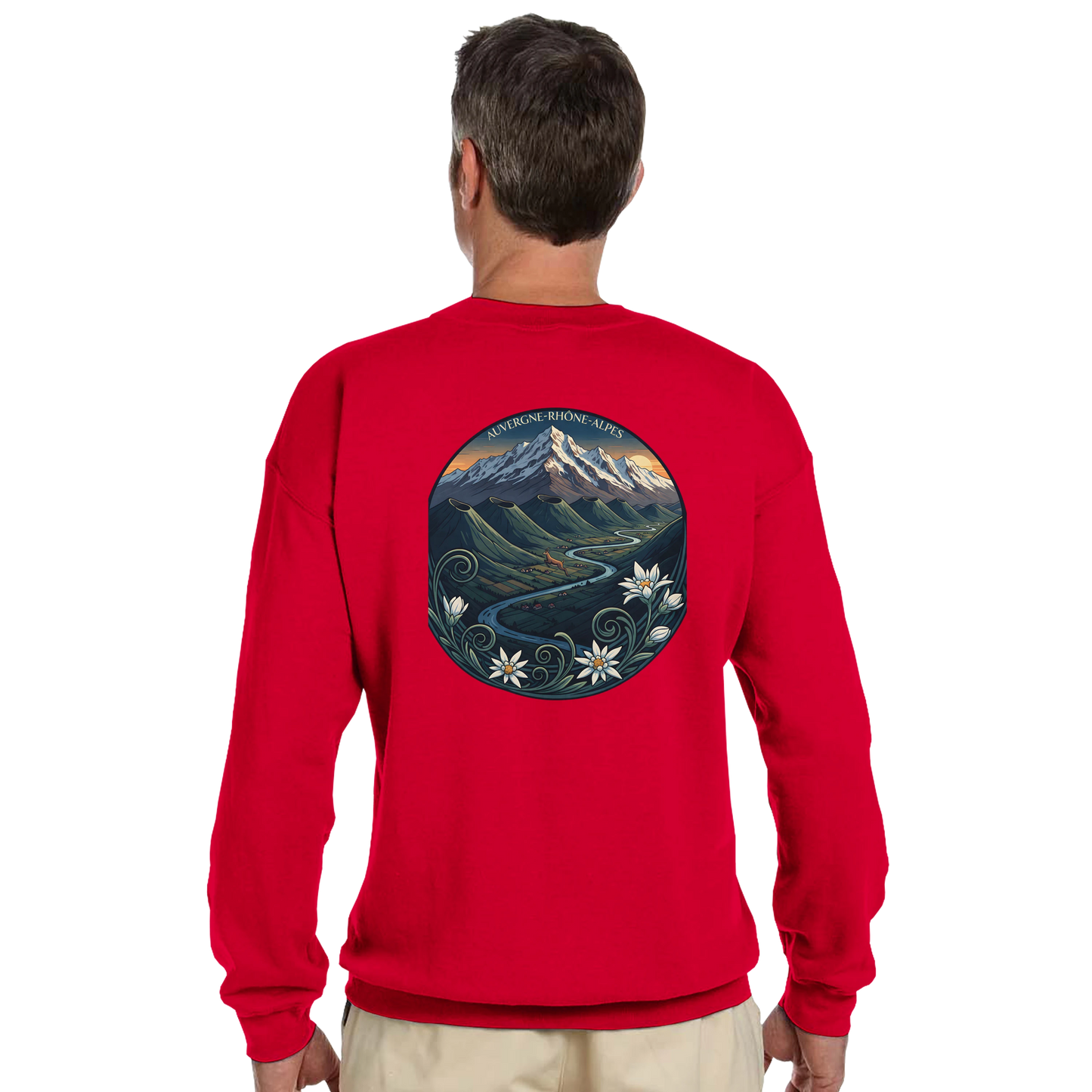 Sweat-shirt Unisexe Auvergne-Rhône-Alpes – Confort Classique