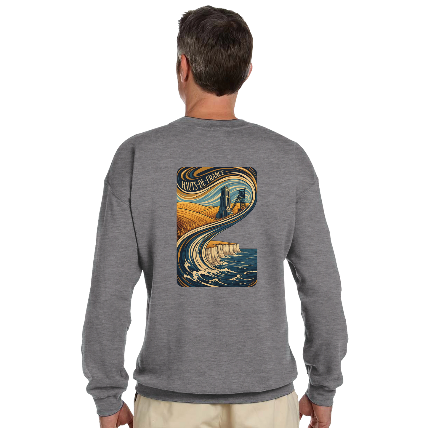 Sweat-shirt Unisexe Haut de France - Confort Premium et Design Classique
