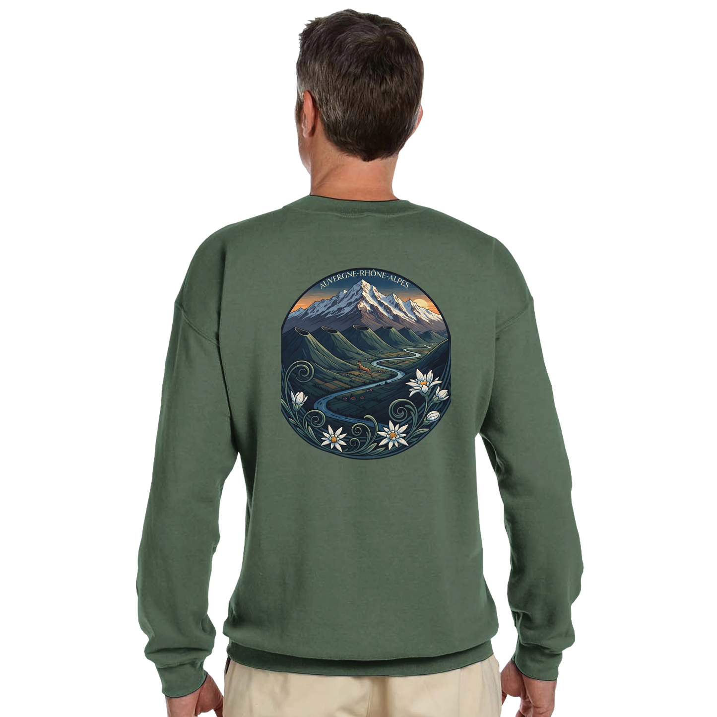 Sweat-shirt Unisexe Auvergne-Rhône-Alpes – Confort Classique