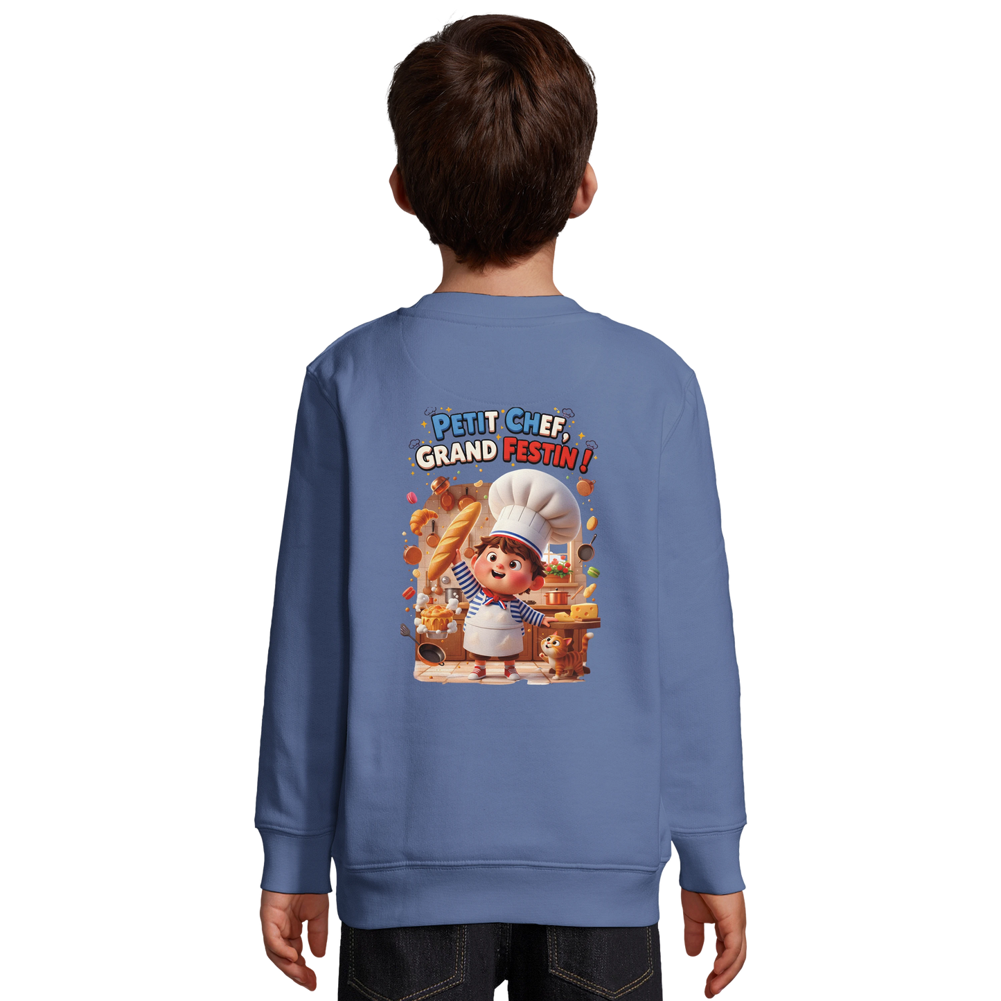 Petit Chef Grand Festin Sweat-shirt Enfant – Sweat Éco-responsable Confortable