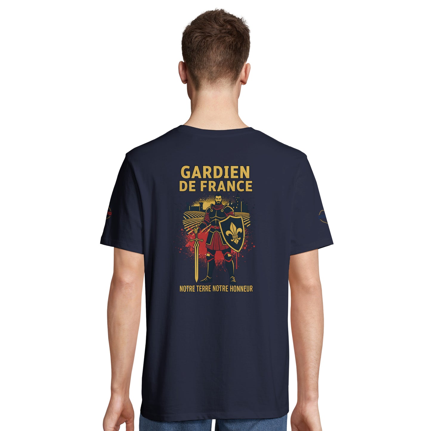 T-shirt Gardien de France pour Homme - Coton Bio Premium