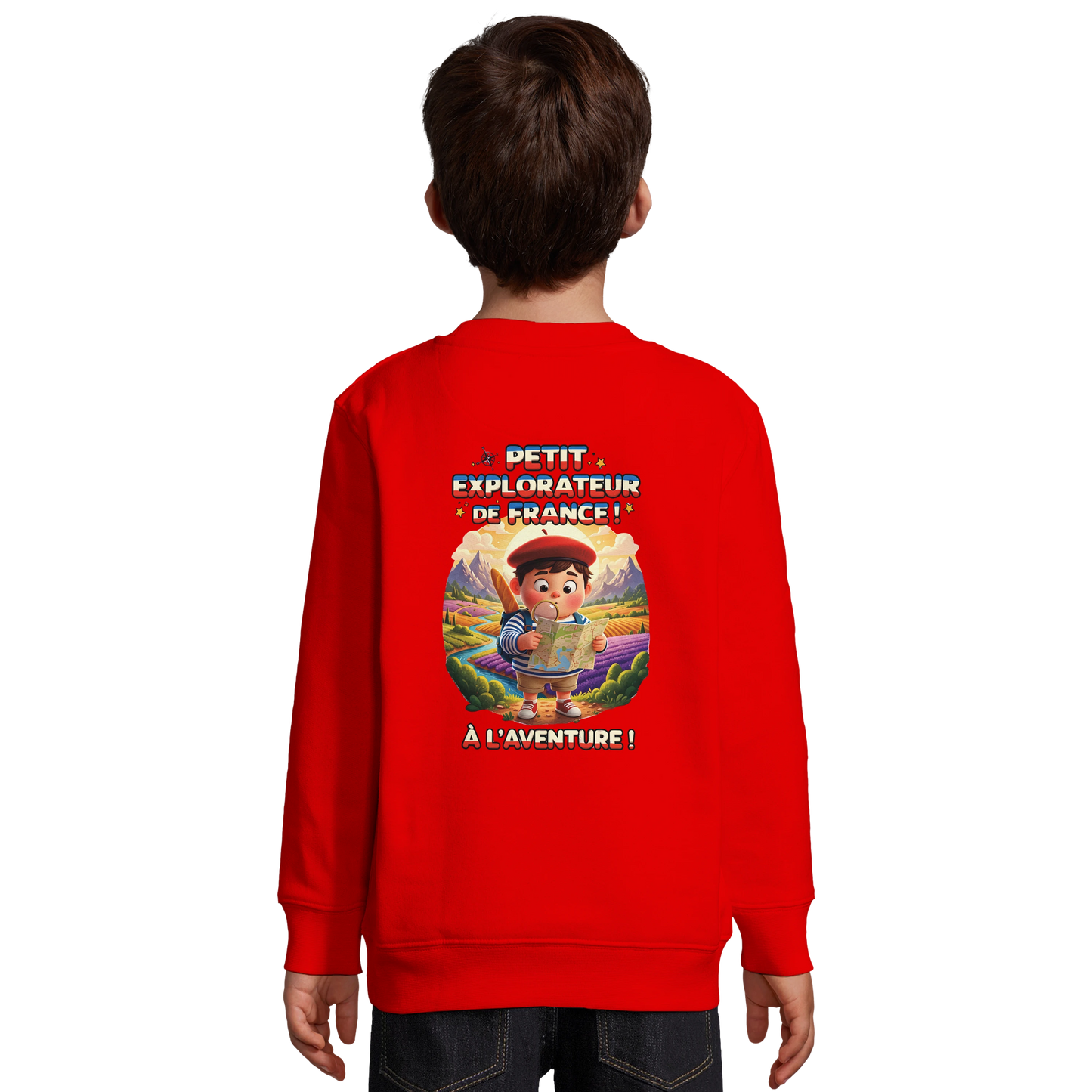 Sweat-shirt Garçon Petit Explorateur – Confort Éco-Responsable