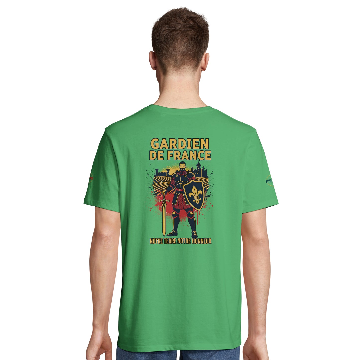 T-shirt Gardien de France pour Homme - Coton Bio Premium